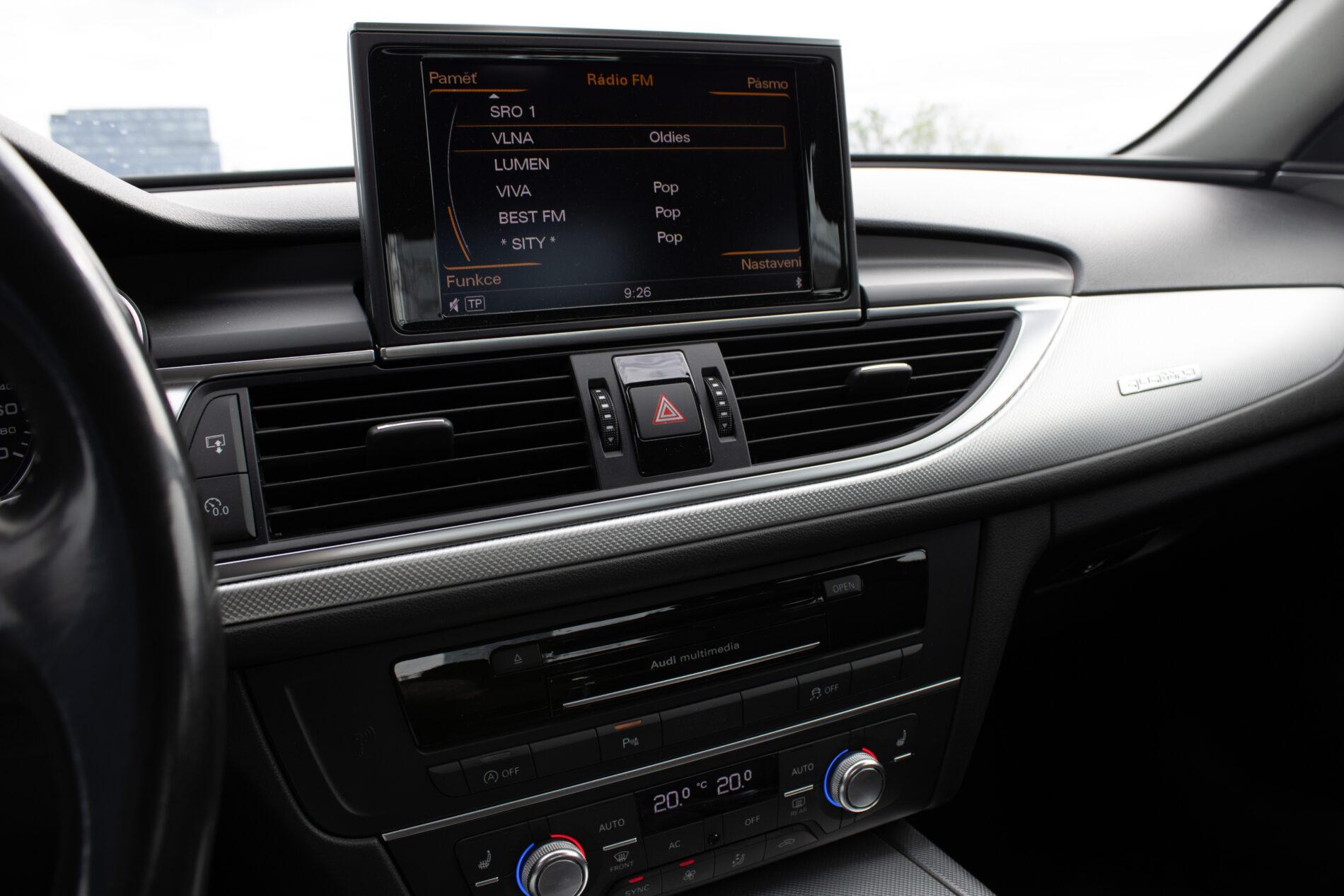 2013 AUDI A6, čierna sedan, 335 544 km