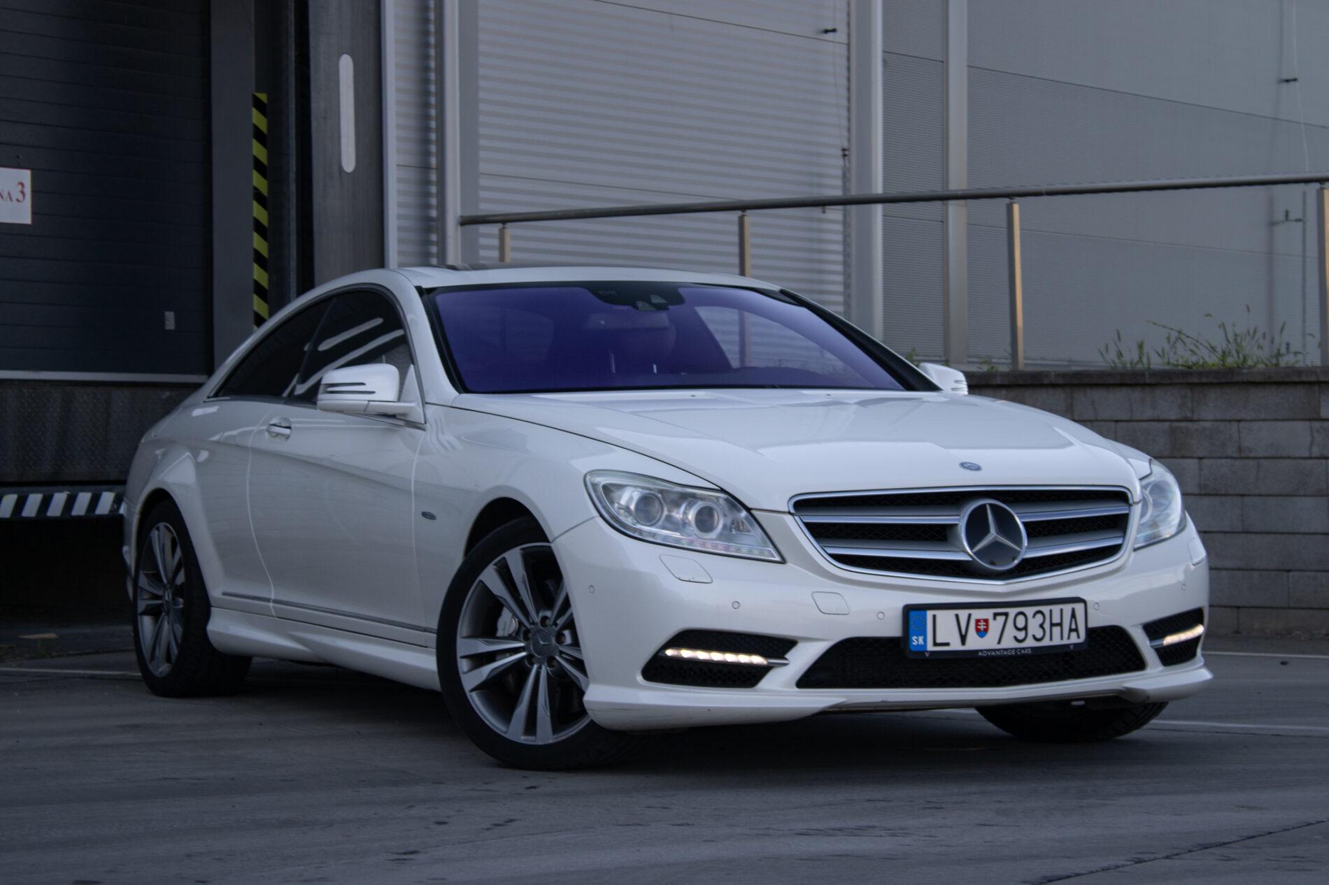2011 Mercedes-Benz CL 500, biela kupé, 217 725 km