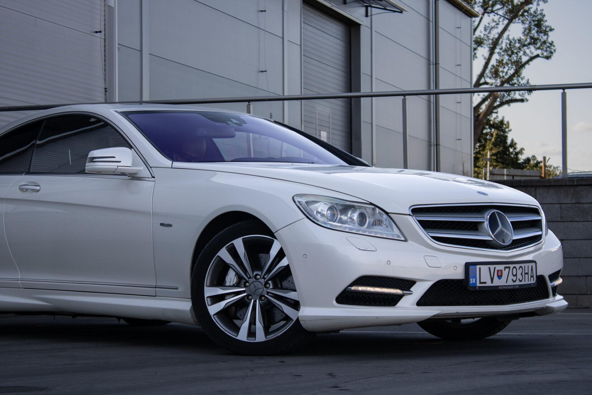 2011 Mercedes-Benz CL 500, biela kupé, 217 725 km