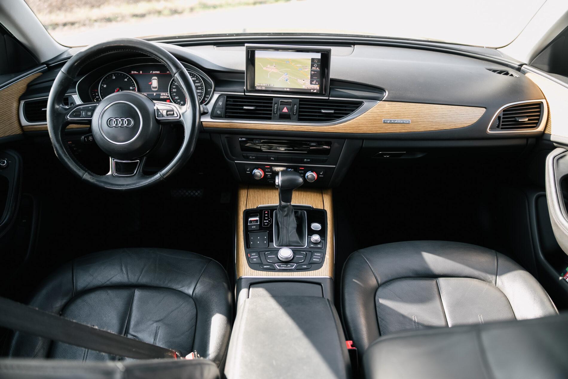 2012 AUDI A6, hnedá kombi, 242 101 km