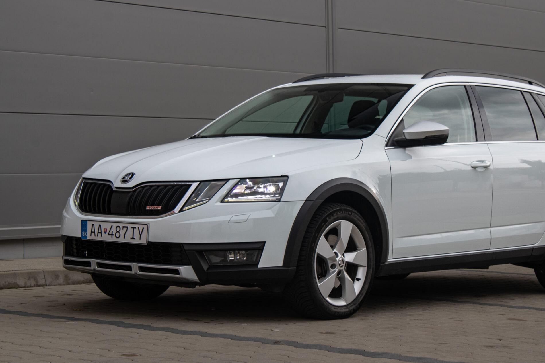 2018 Skoda Octavia RS, biela kombi, 195 000 km