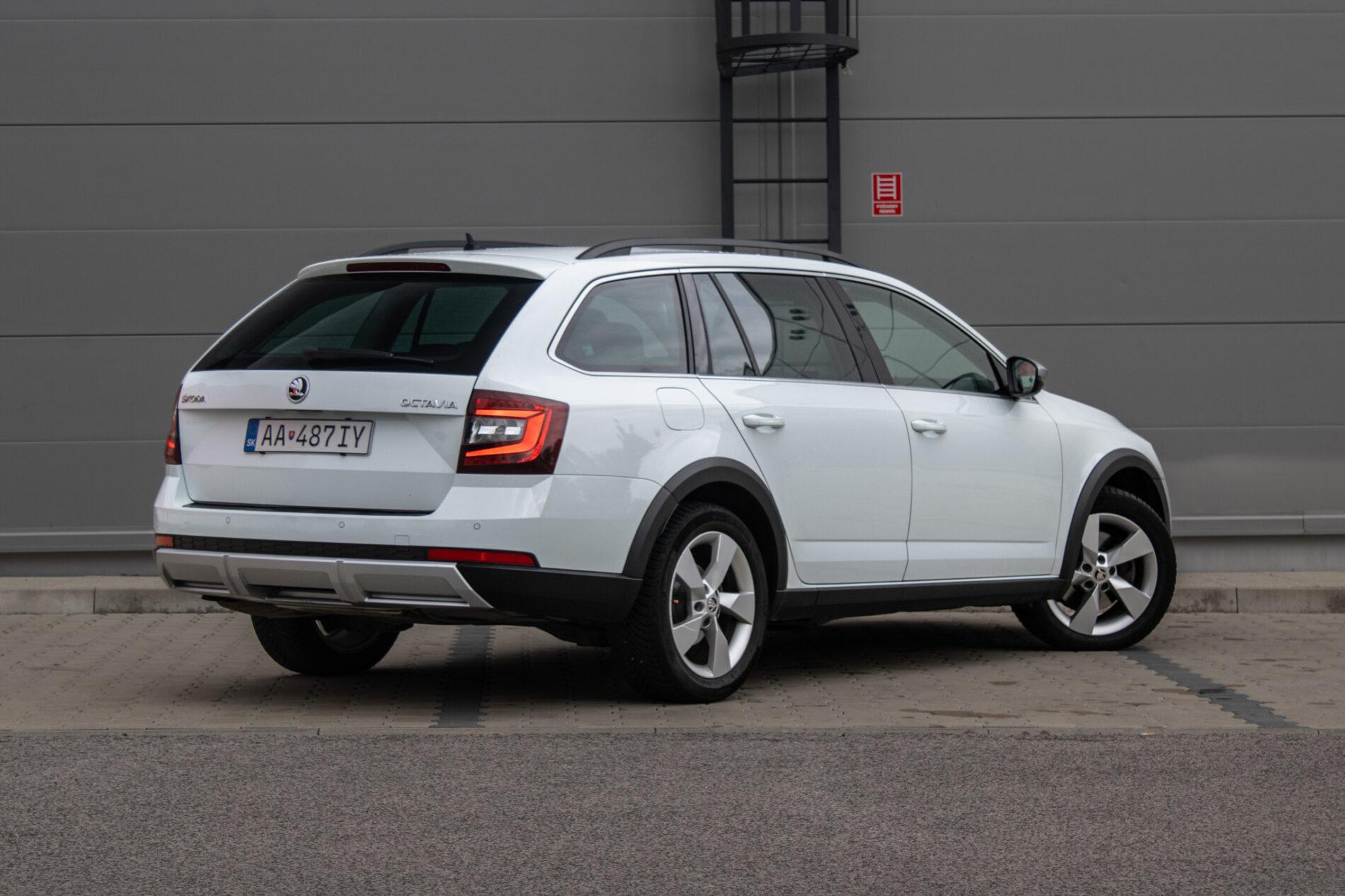 2018 Skoda Octavia RS, biela kombi, 195 000 km