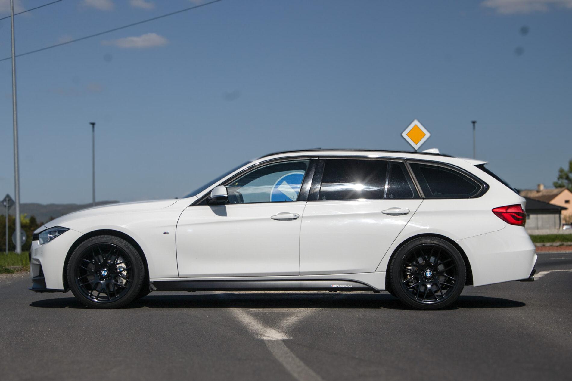 2017 BMW 335d, biela kombi, 150 450 km