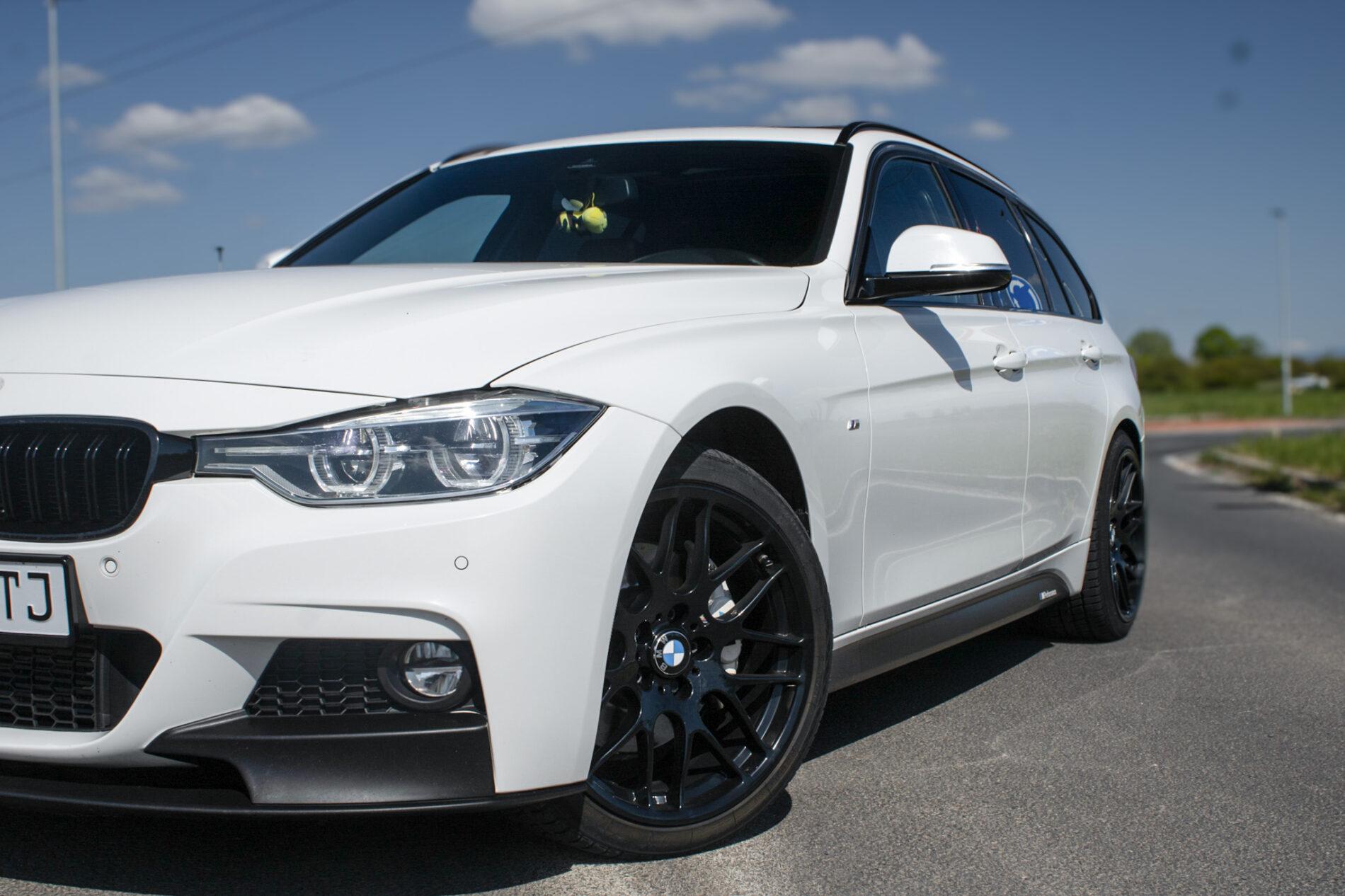 2017 BMW 335d, biela kombi, 150 450 km
