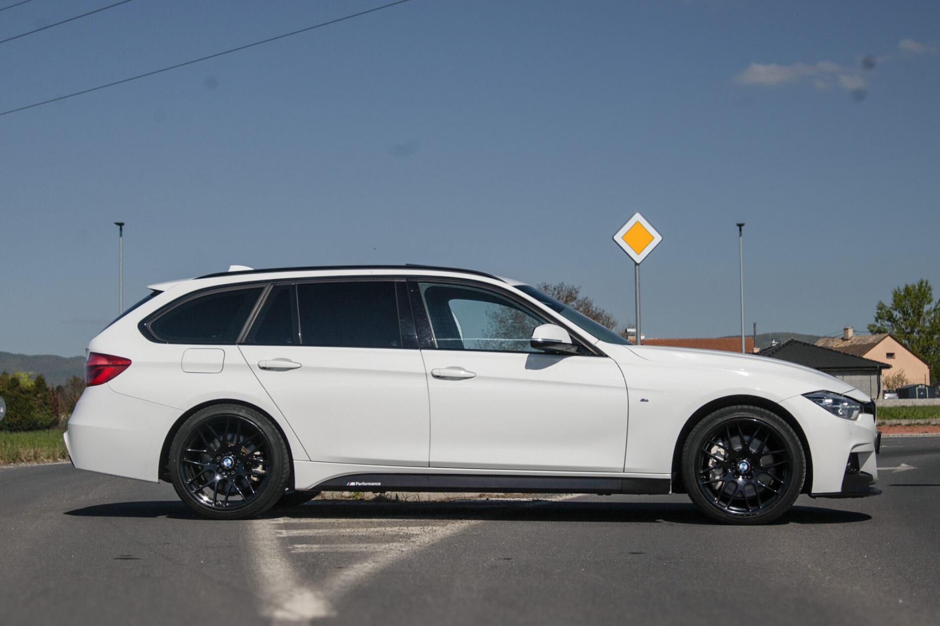 2017 BMW 335d, biela kombi, 150 450 km