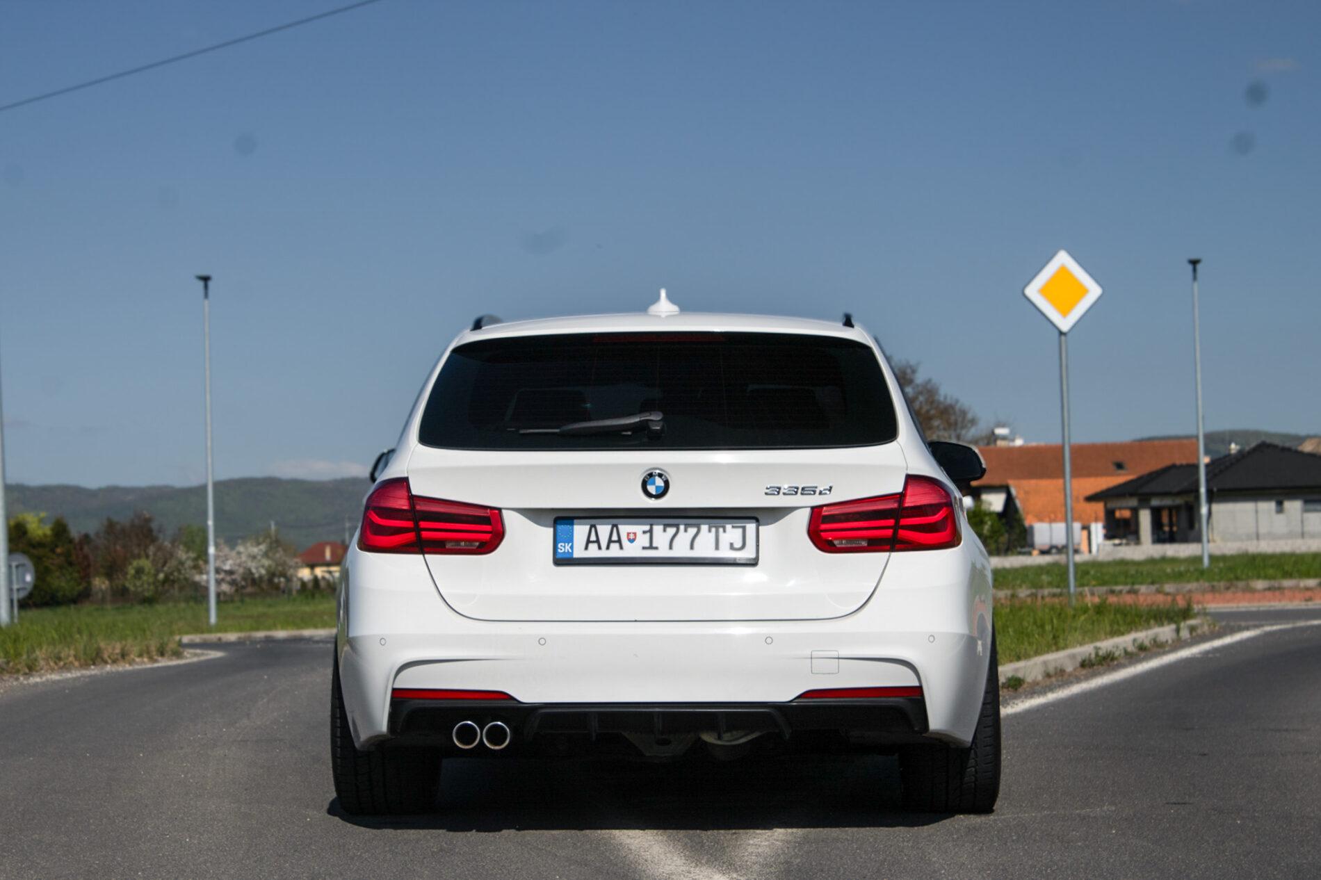 2017 BMW 335d, biela kombi, 150 450 km