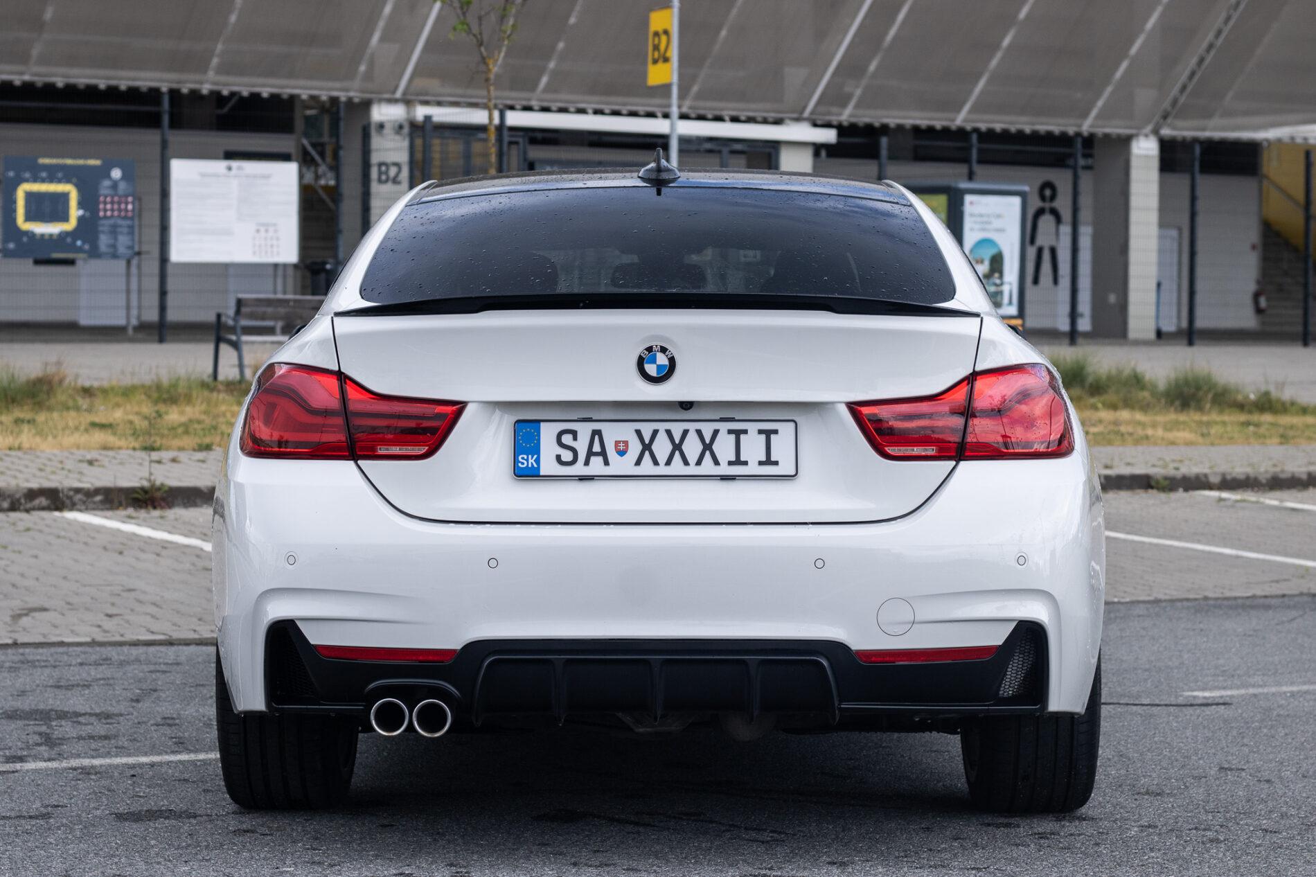 2017 BMW 435d, biela sedan, 160 247 km
