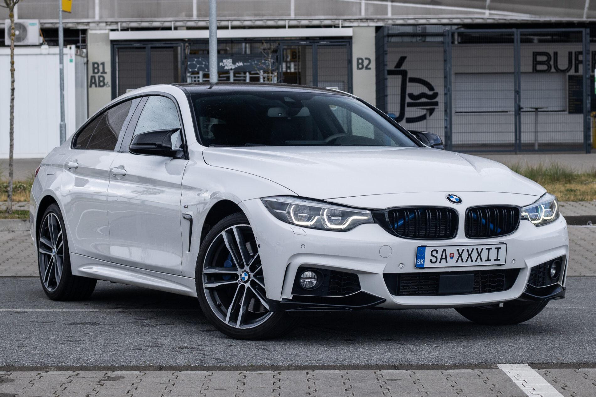 2017 BMW 435d, biela sedan, 160 247 km