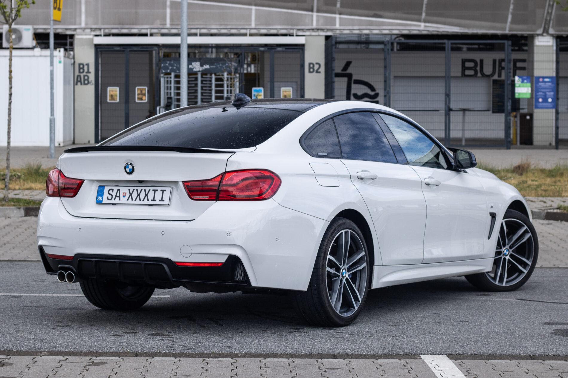 2017 BMW 435d, biela sedan, 160 247 km