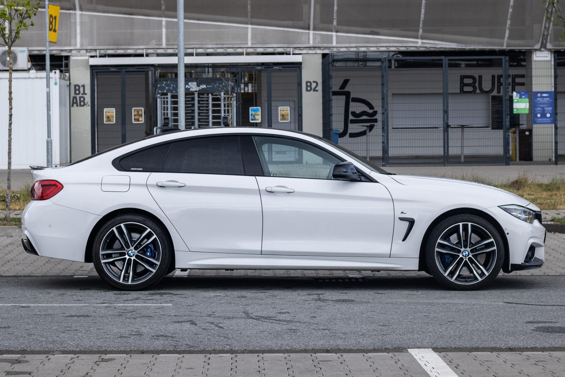 2017 BMW 435d, biela sedan, 160 247 km