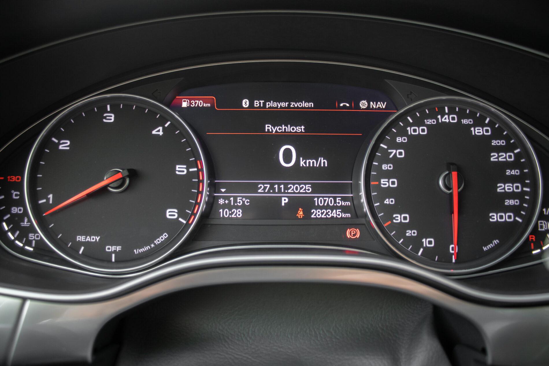 2018 AUDI A6, čierna sedan, 282 345 km