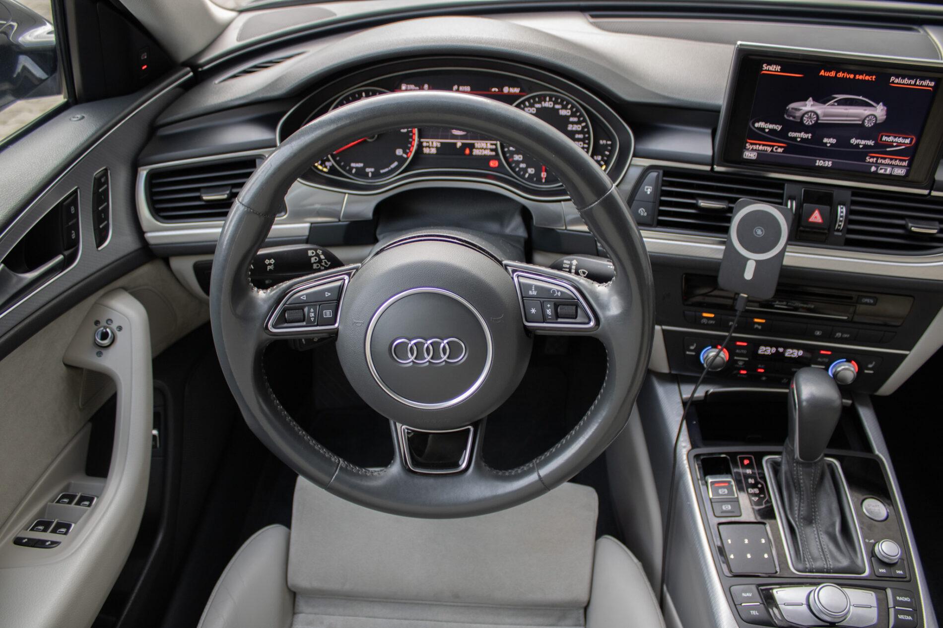 2018 AUDI A6, čierna sedan, 282 345 km