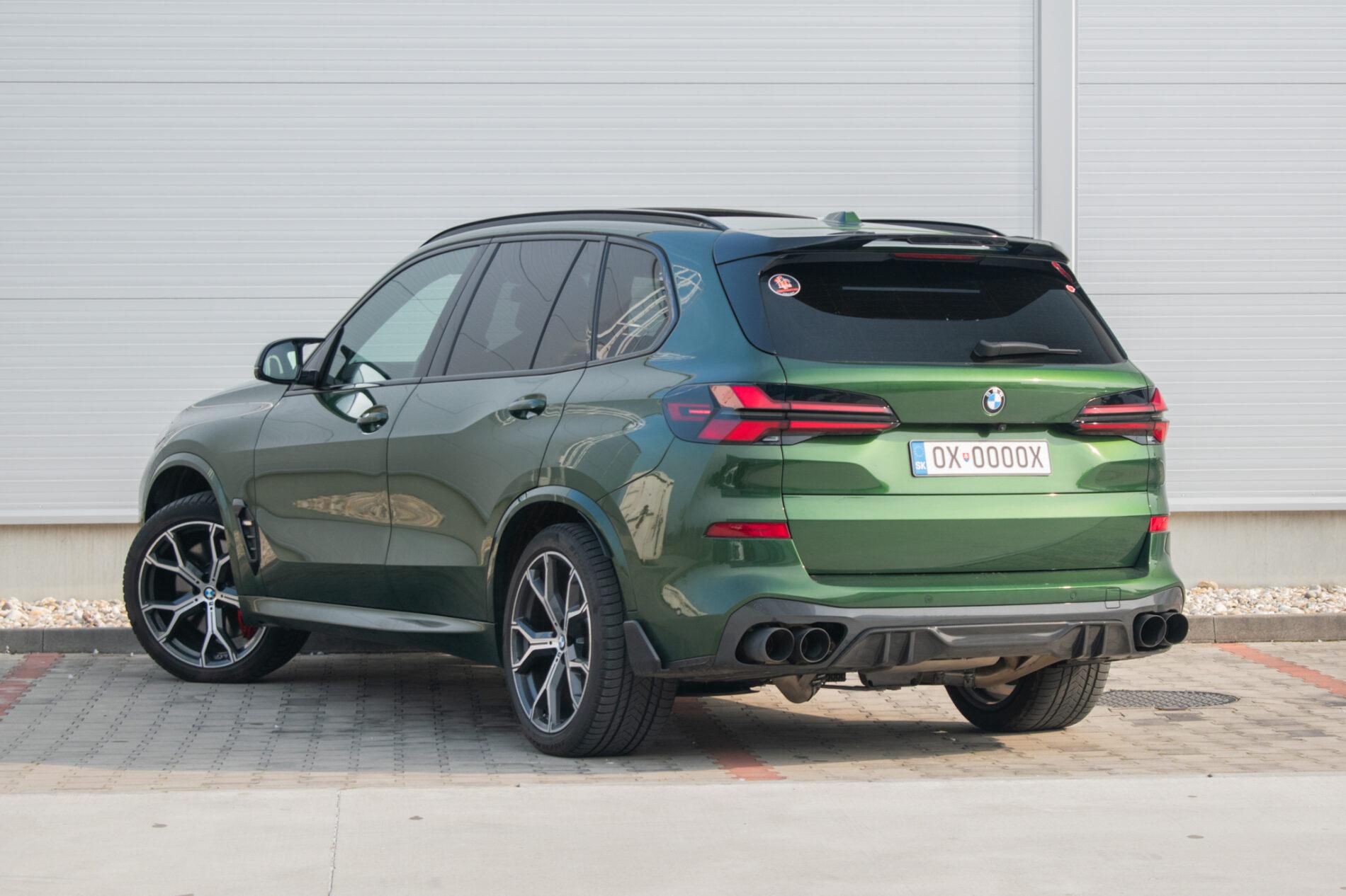 2023 BMW X5 M50i, zelená suv, 47 415 km