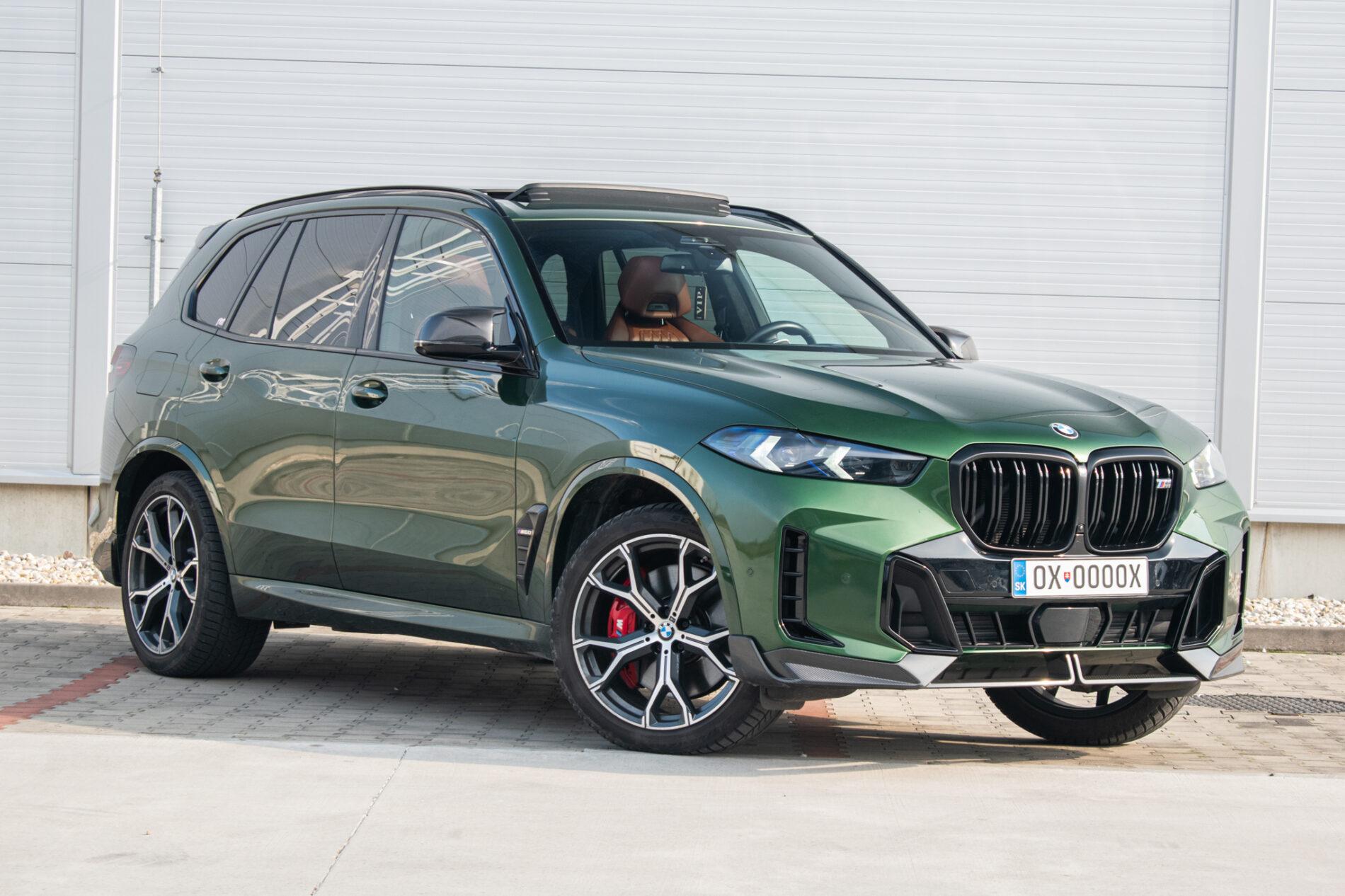 2023 BMW X5 M50i, zelená suv, 47 415 km
