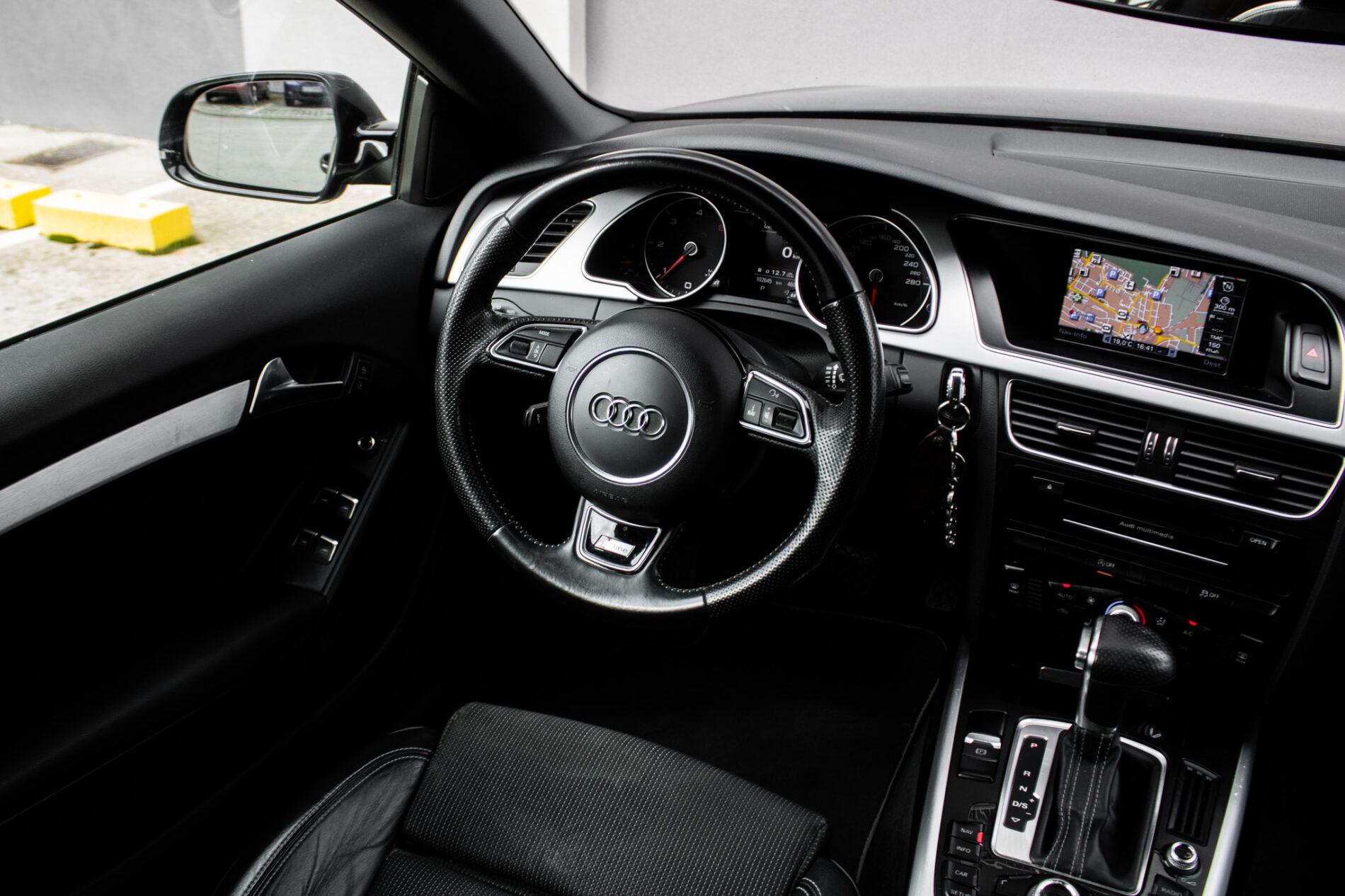 2016 AUDI A5, čierna kabriolet, 102 645 km