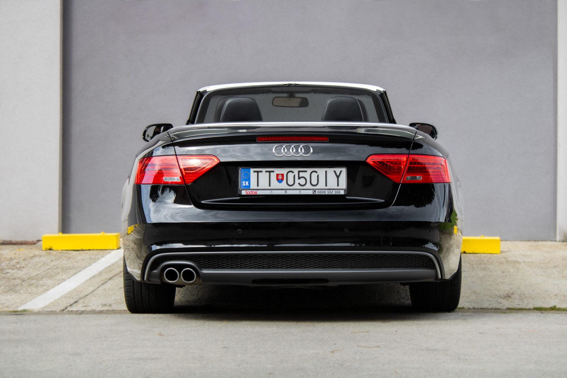 2016 AUDI A5, čierna kabriolet, 102 645 km