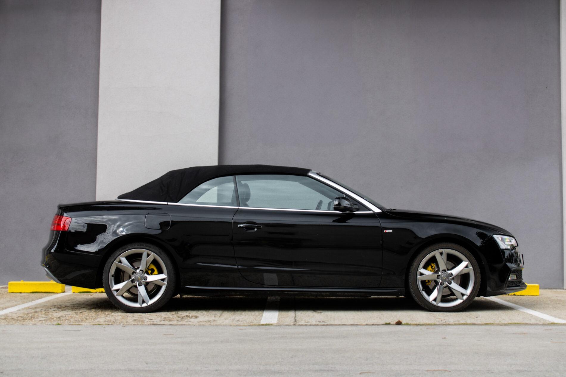 2016 AUDI A5, čierna kabriolet, 102 645 km
