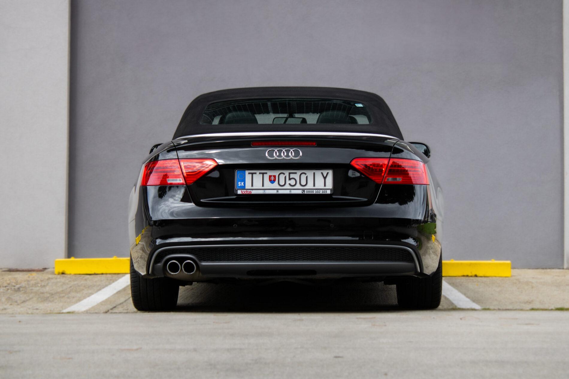 2016 AUDI A5, čierna kabriolet, 102 645 km