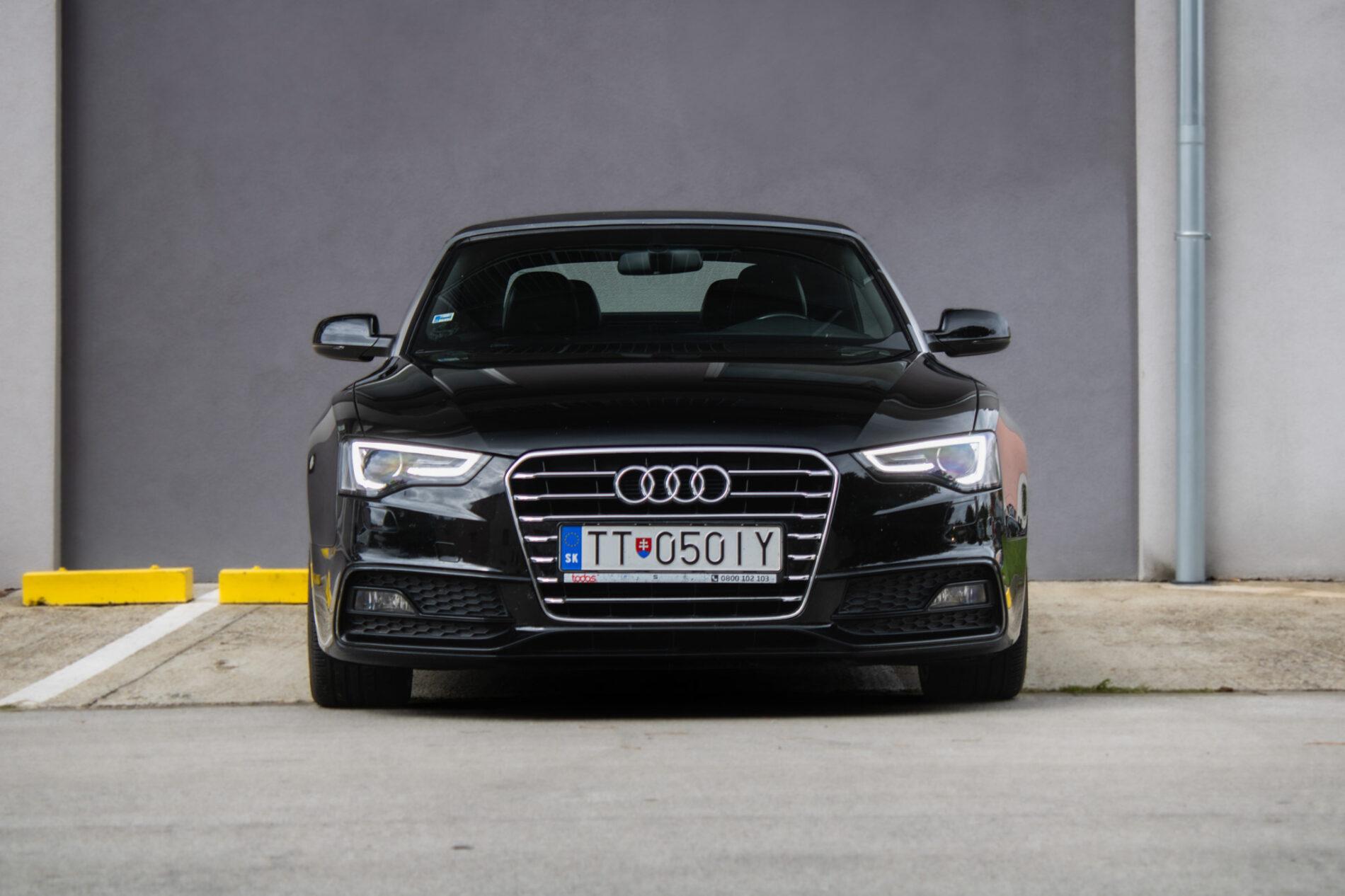 2016 AUDI A5, čierna kabriolet, 102 645 km