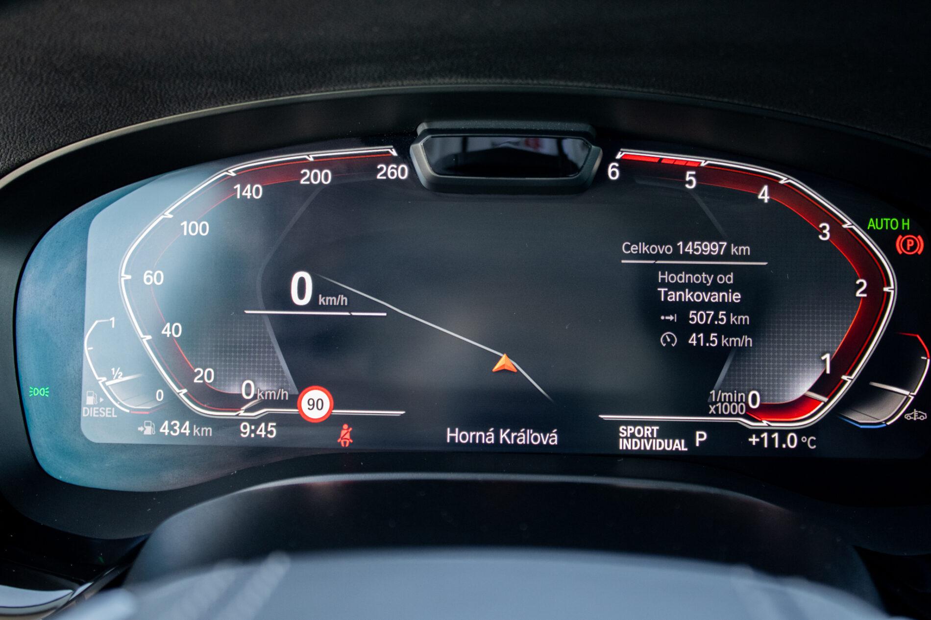 2022 BMW 540d, čierna sedan, 145 997 km