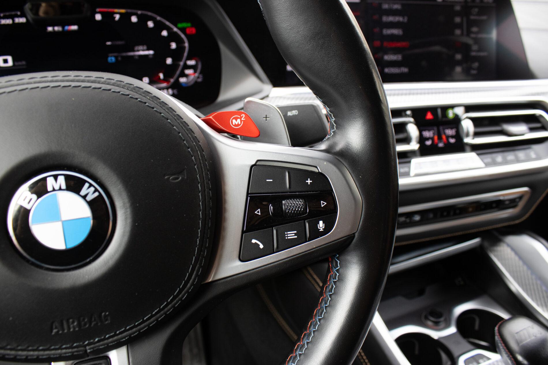 2021 BMW X6 M, modrá suv, 58 721 km