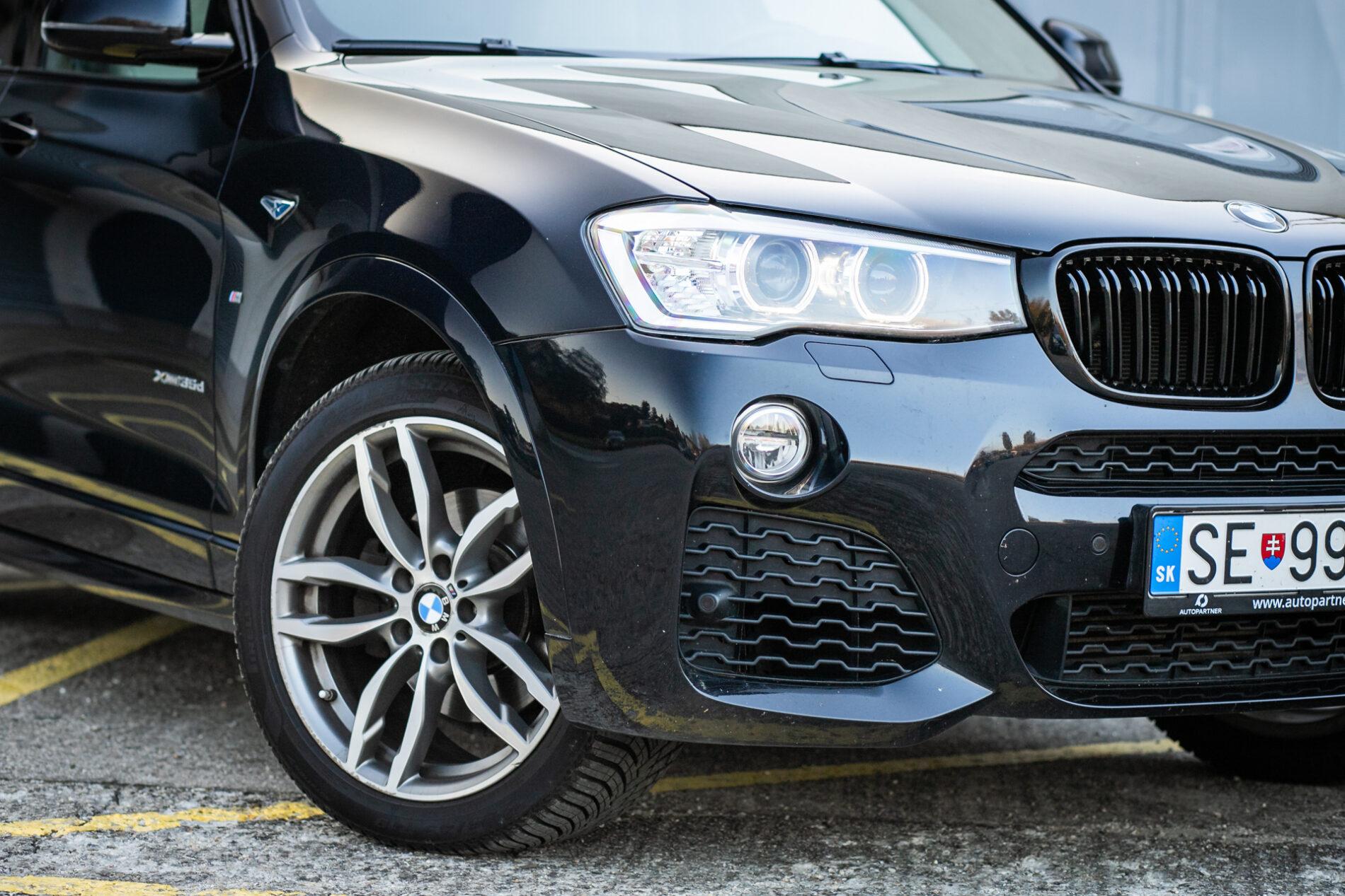 2015 BMW X3 35d, čierna suv, 100 501 km