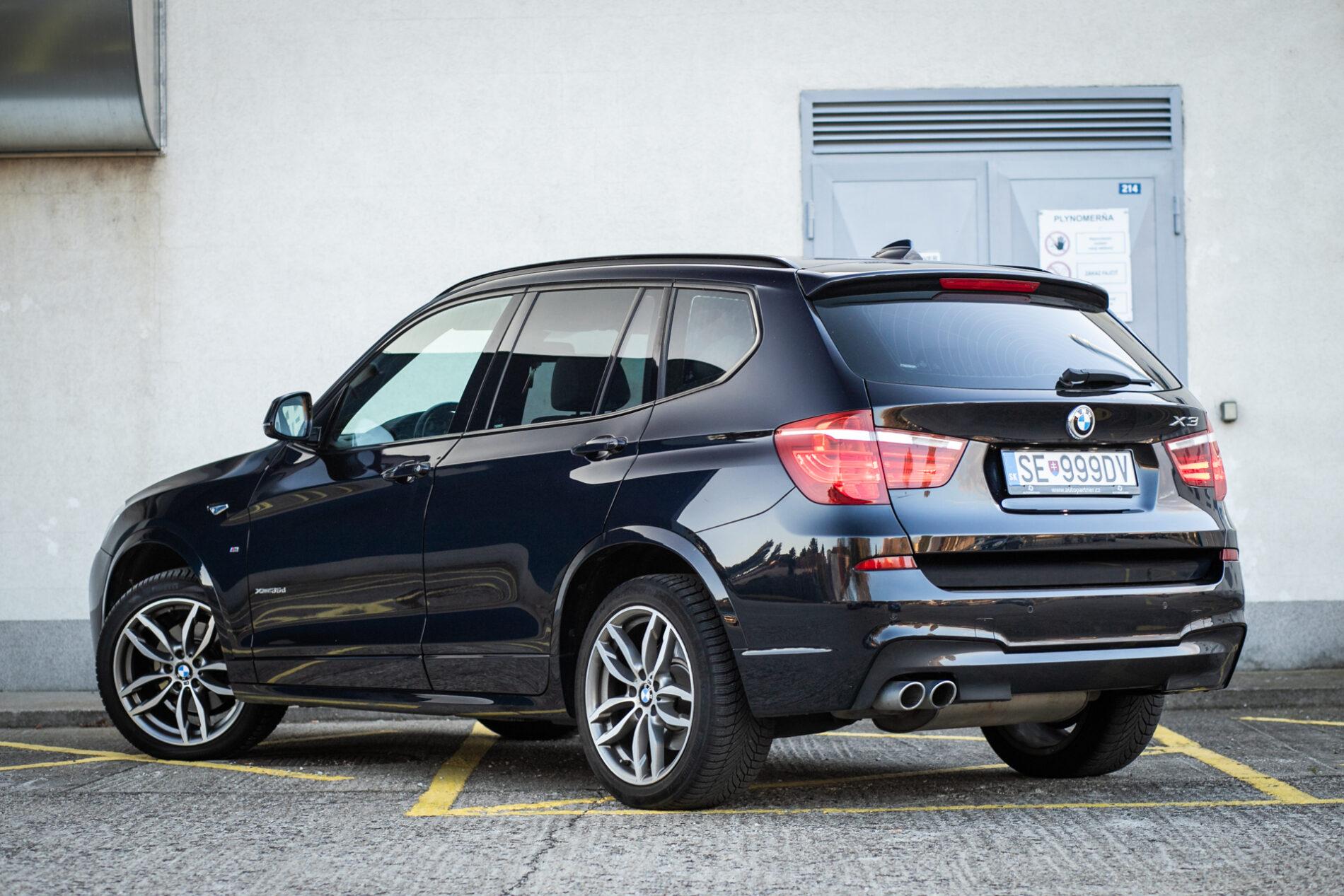 2015 BMW X3 35d, čierna suv, 100 501 km