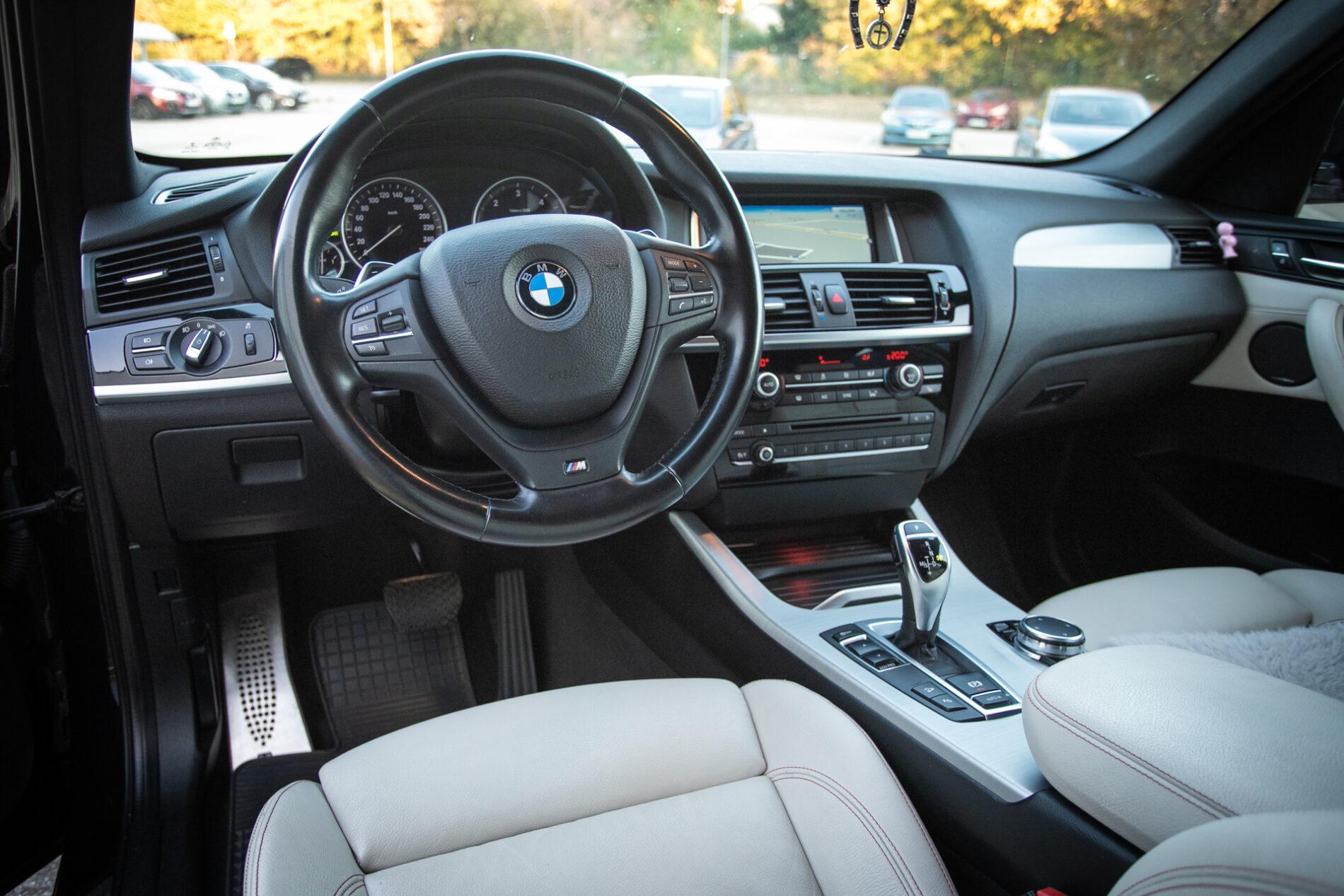 2015 BMW X3 35d, čierna suv, 100 501 km