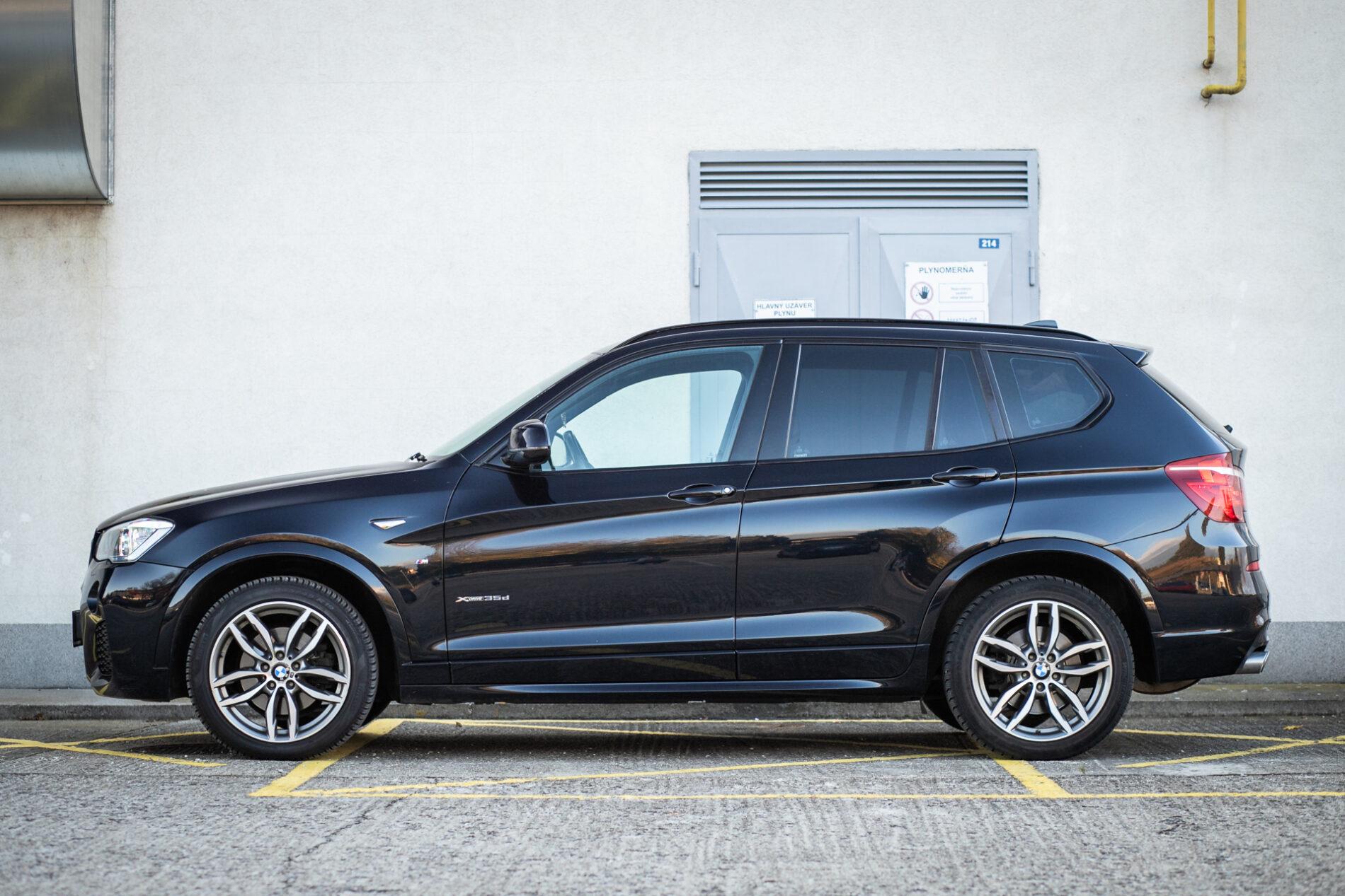 2015 BMW X3 35d, čierna suv, 100 501 km