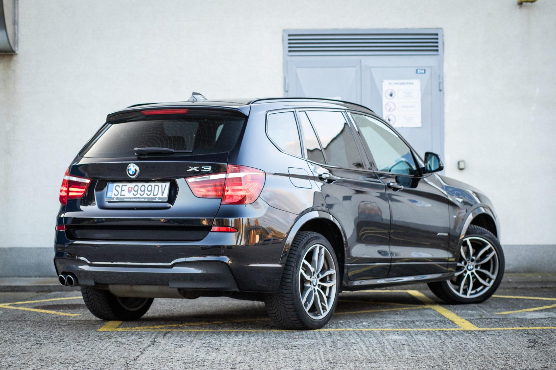 2015 BMW X3 35d, čierna suv, 100 501 km
