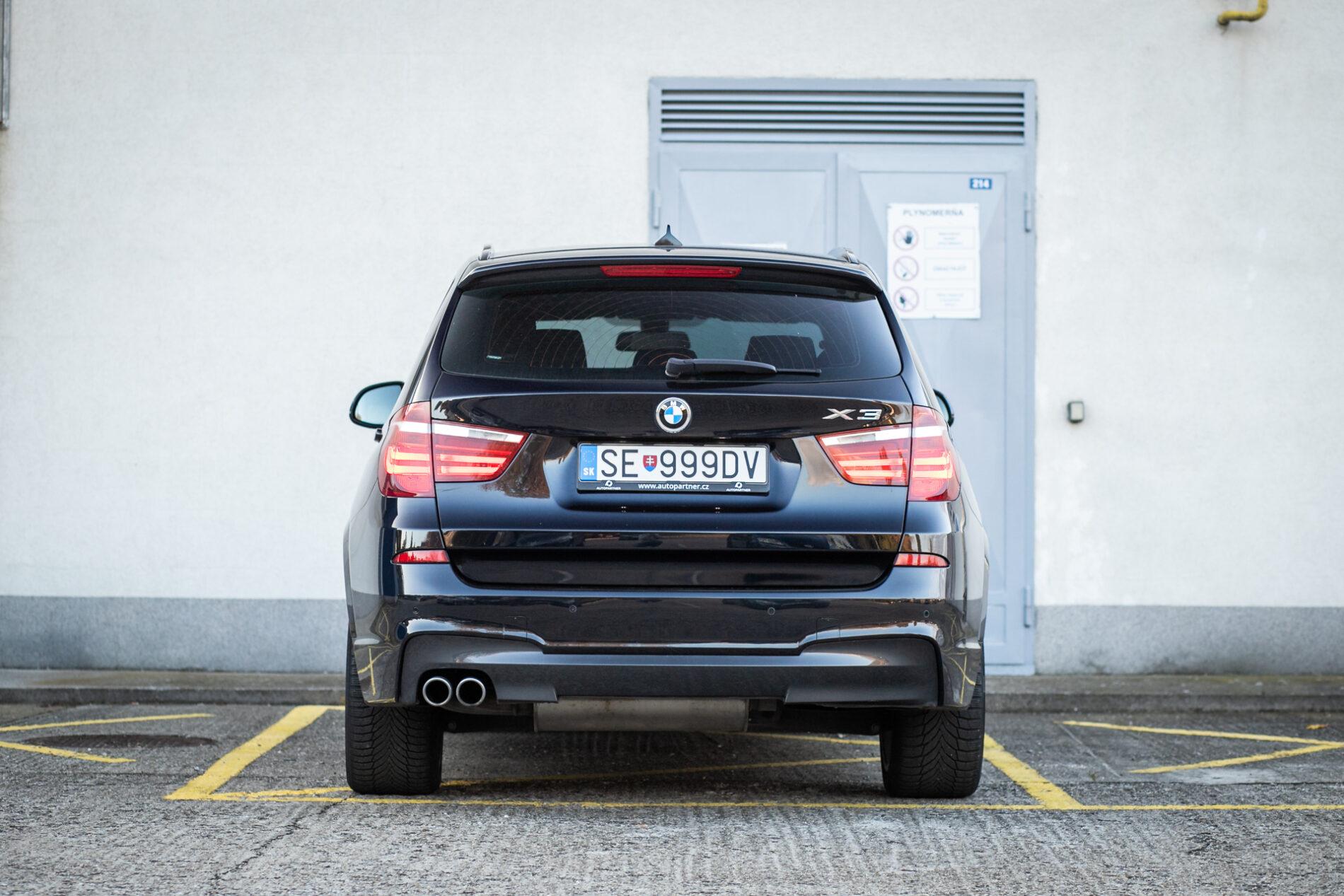 2015 BMW X3 35d, čierna suv, 100 501 km