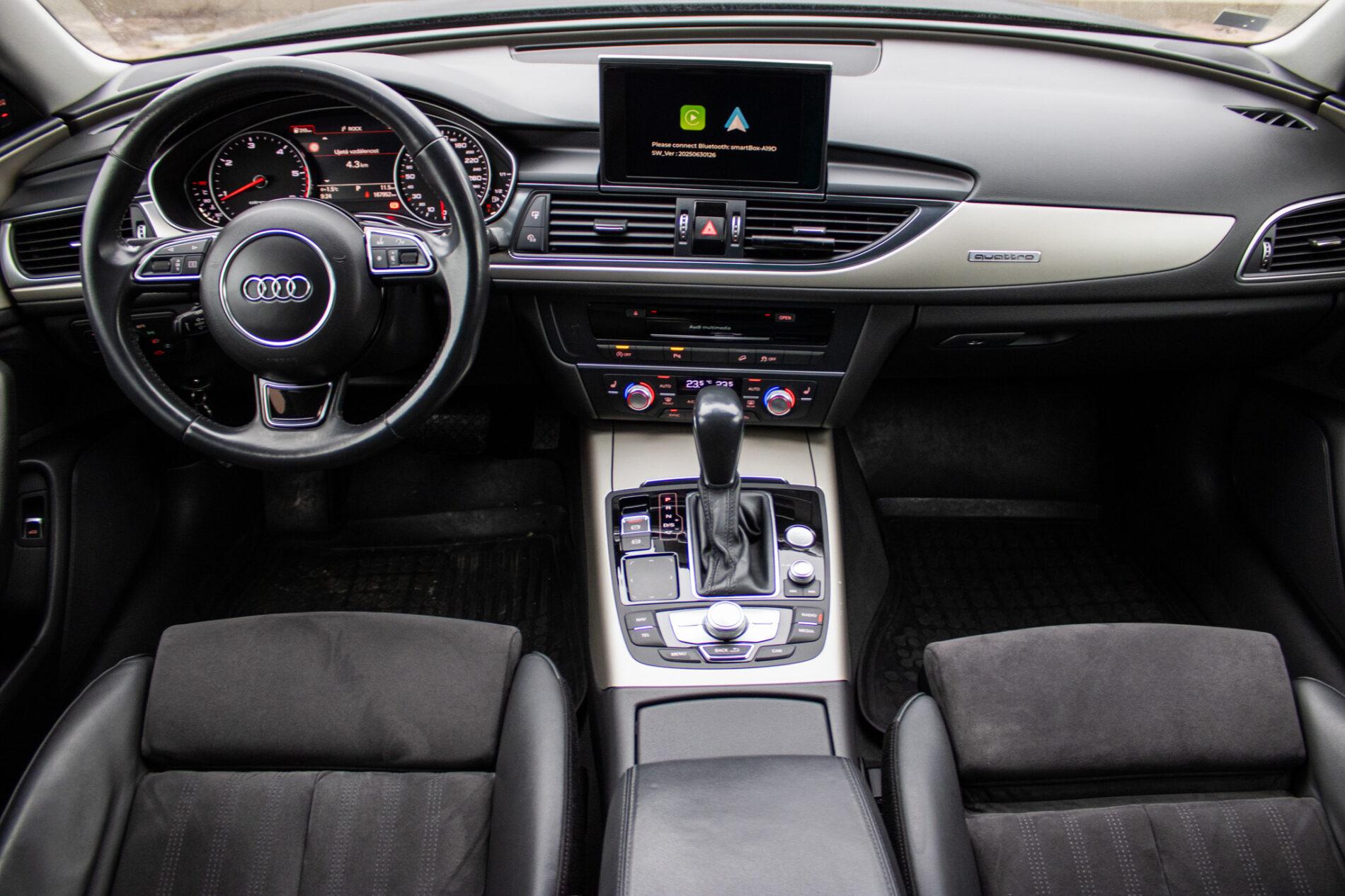 2018 AUDI A6, čierna kombi, 167 952 km