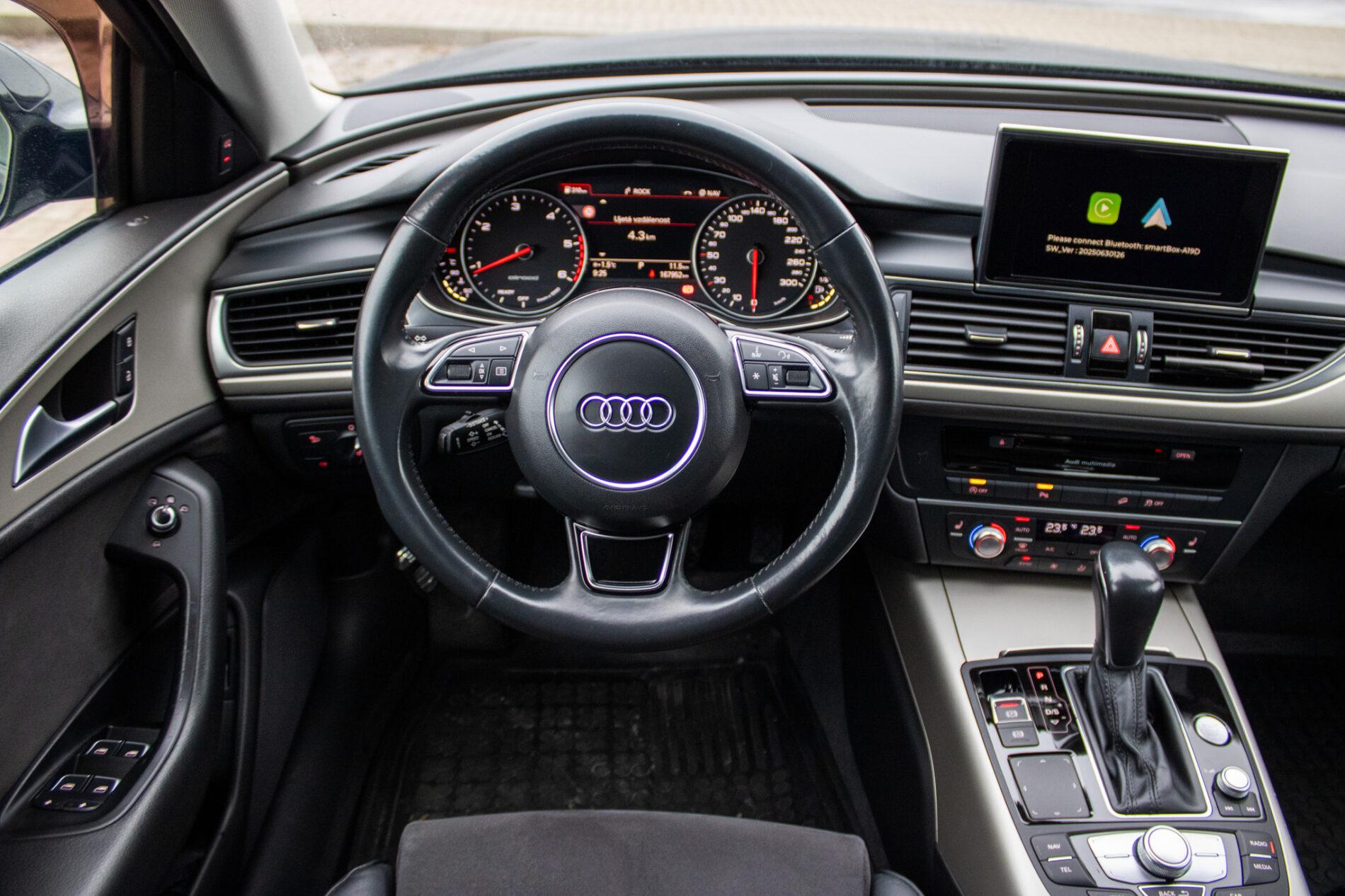 2018 AUDI A6, čierna kombi, 167 952 km