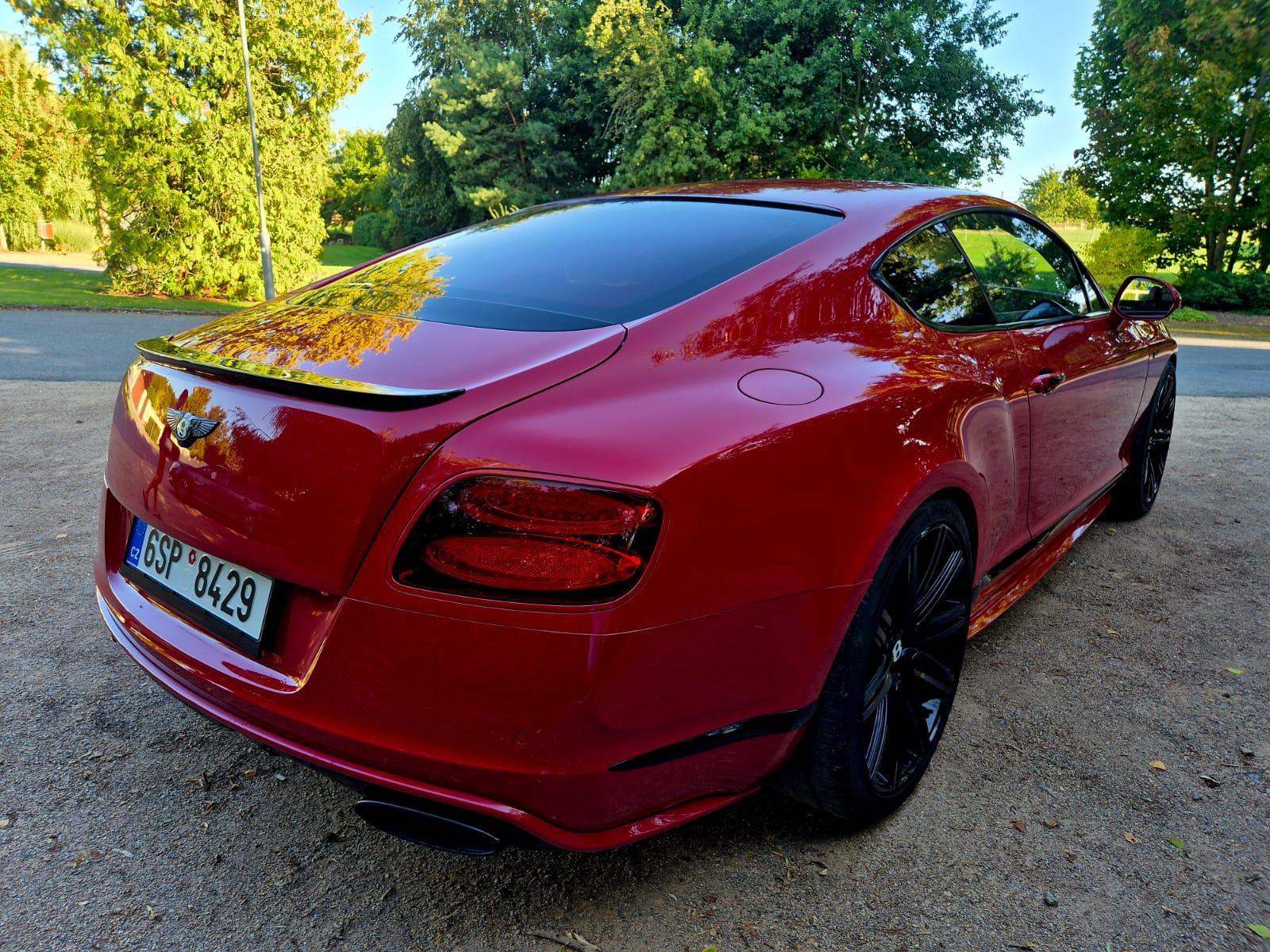 2015 Bentley Continental GT Speed Mulliner, červená kupé, 45 000 km