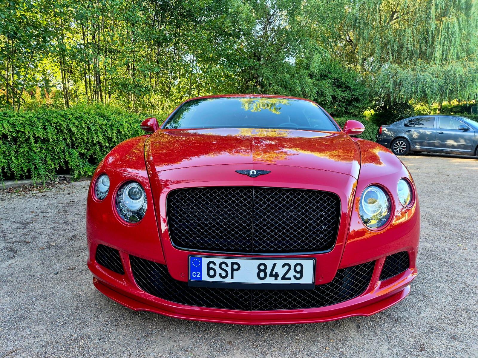 2015 Bentley Continental GT Speed Mulliner, červená kupé, 45 000 km