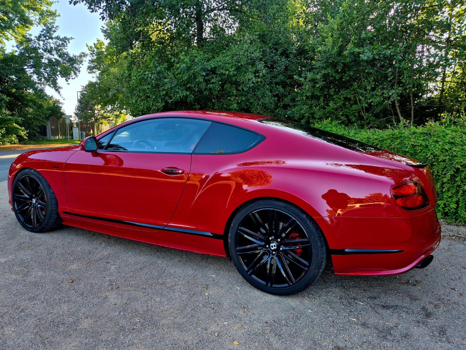 2015 Bentley Continental GT Speed Mulliner, červená kupé, 45 000 km