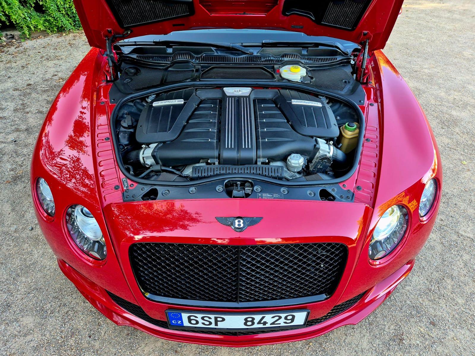 2015 Bentley Continental GT Speed Mulliner, červená kupé, 45 000 km