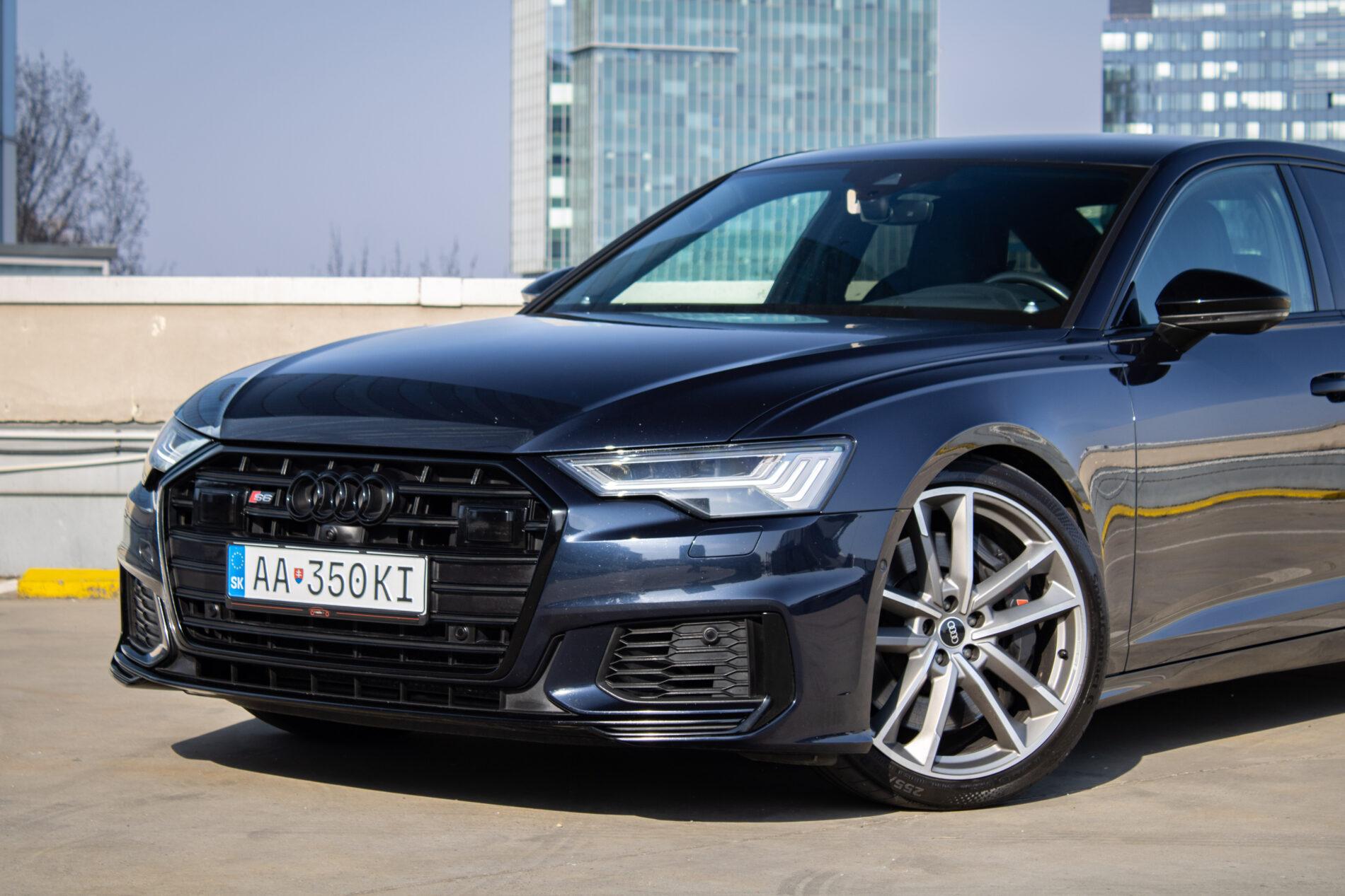 2021 AUDI S6, modrá sedan, 99 467 km