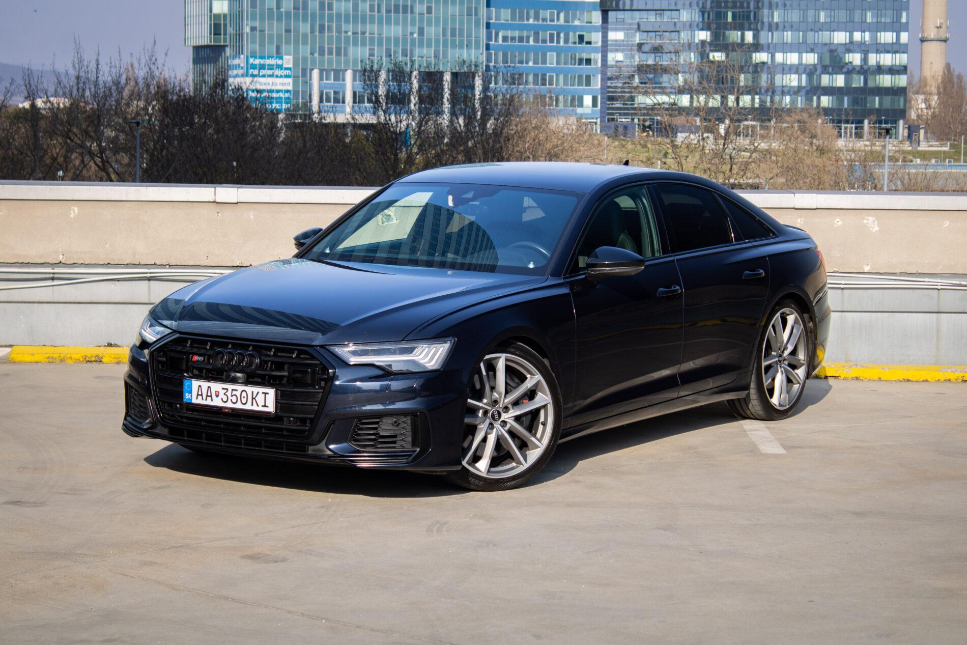 2021 AUDI S6, modrá sedan, 99 467 km