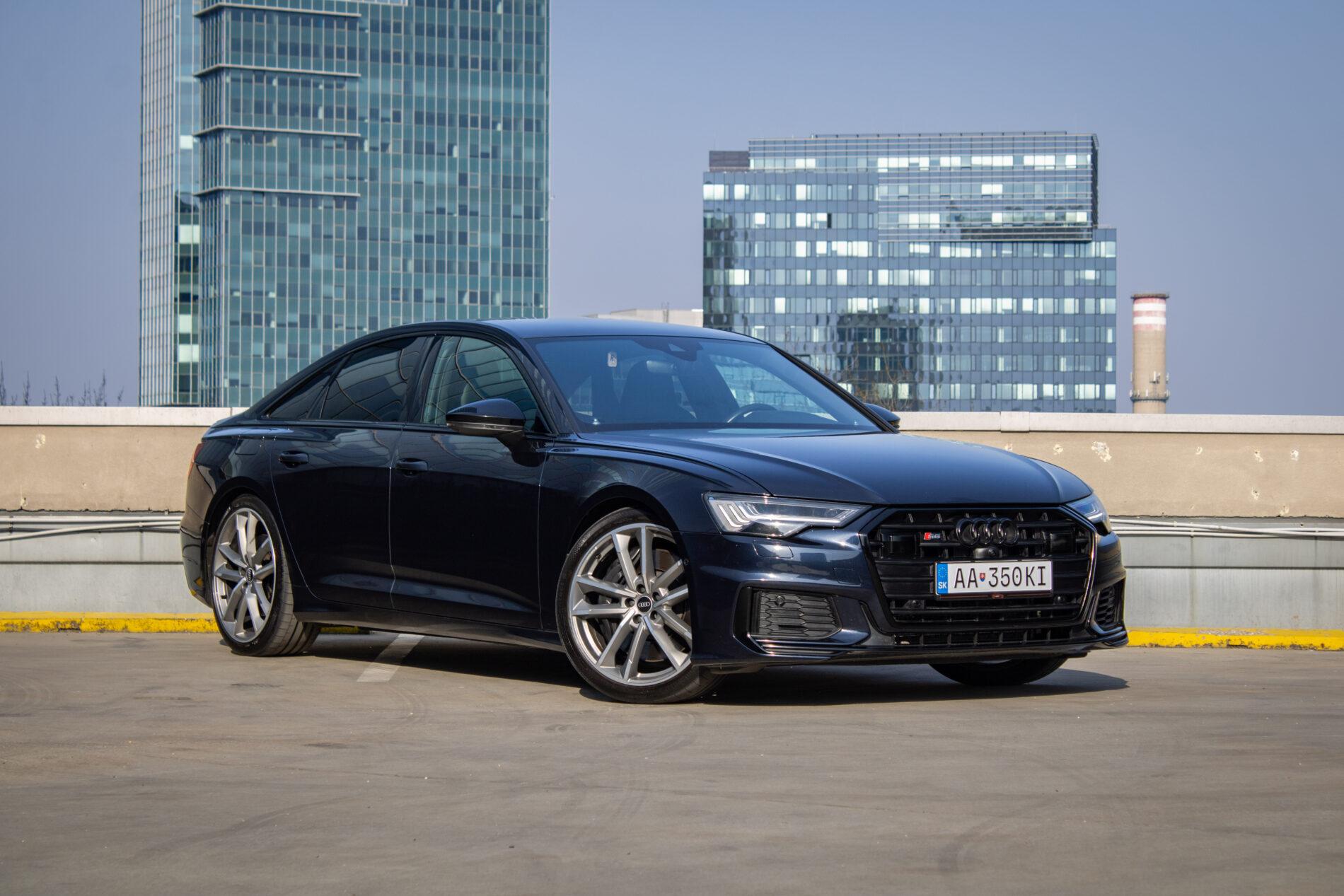 2021 AUDI S6, modrá sedan, 99 467 km