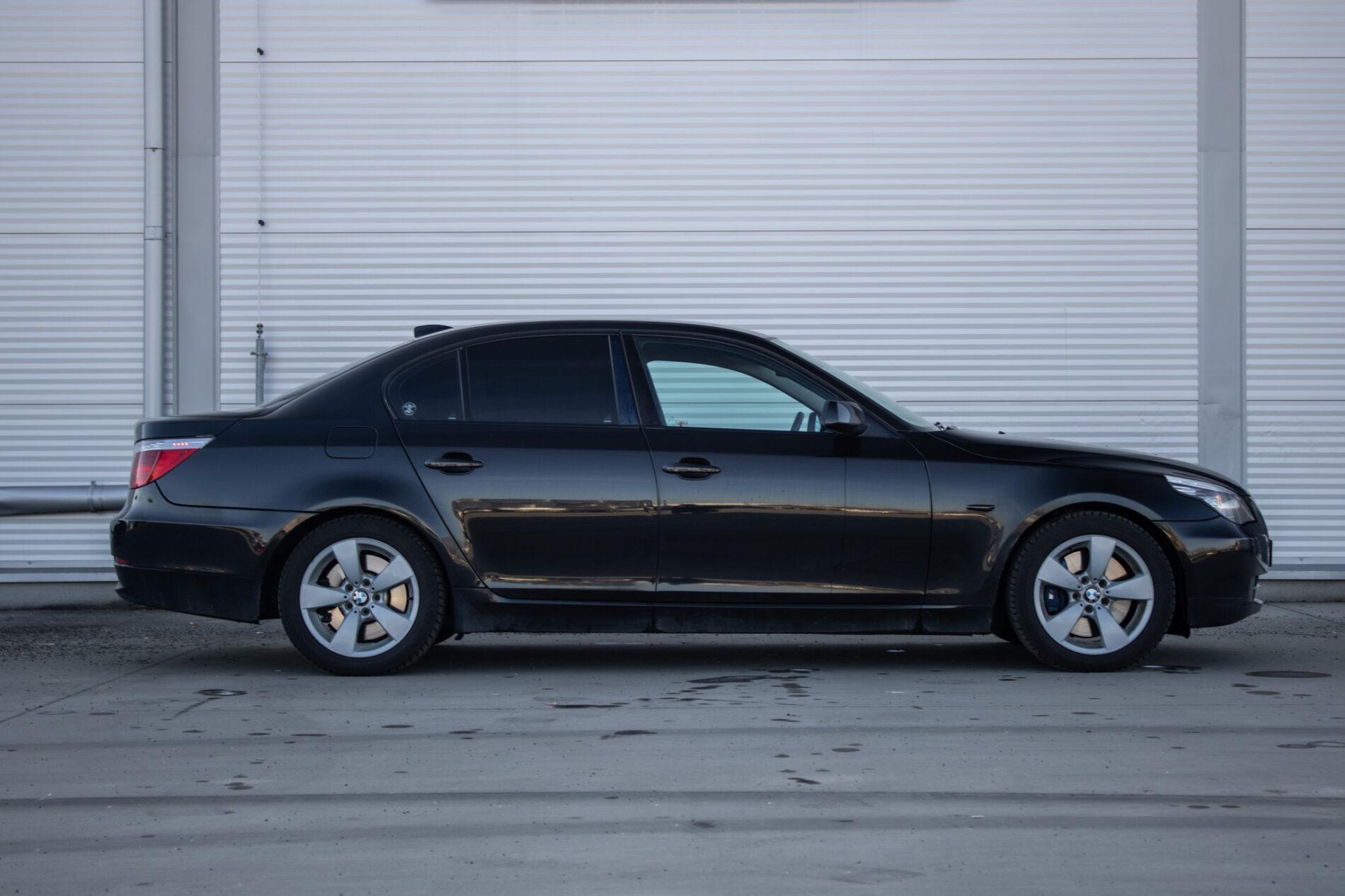 2008 BMW 535d, čierna sedan, 454 382 km