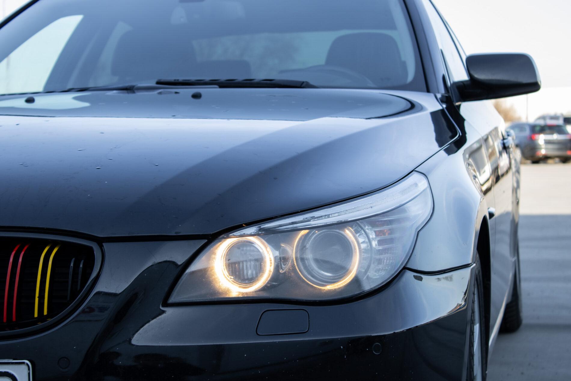 2008 BMW 535d, čierna sedan, 454 382 km