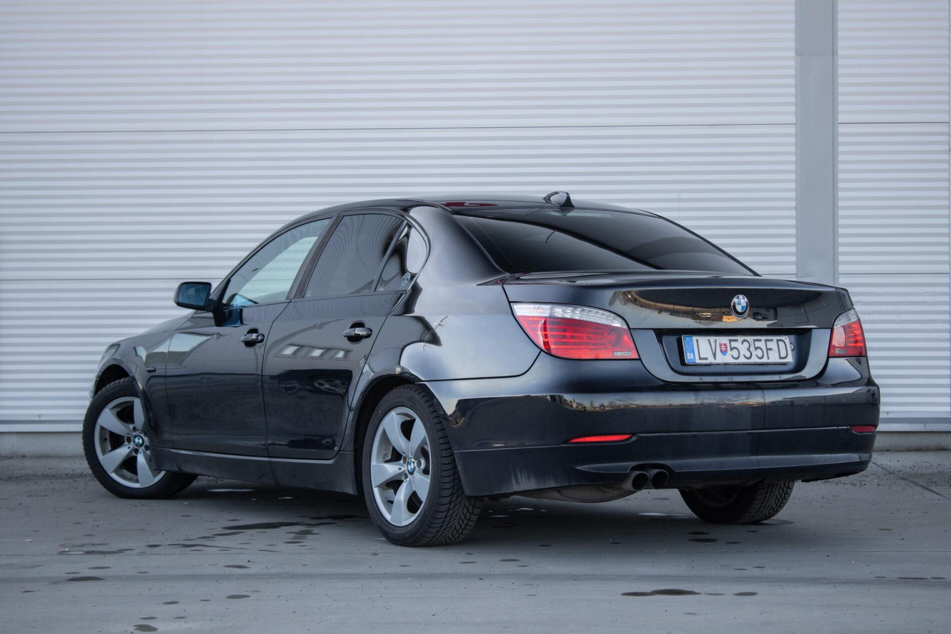 2008 BMW 535d, čierna sedan, 454 382 km