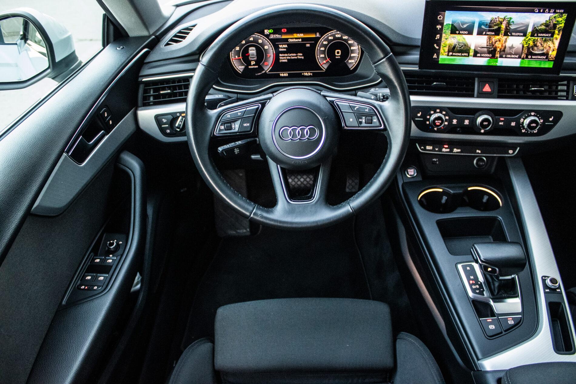 2022 AUDI A5, biela kupé, 61 249 km