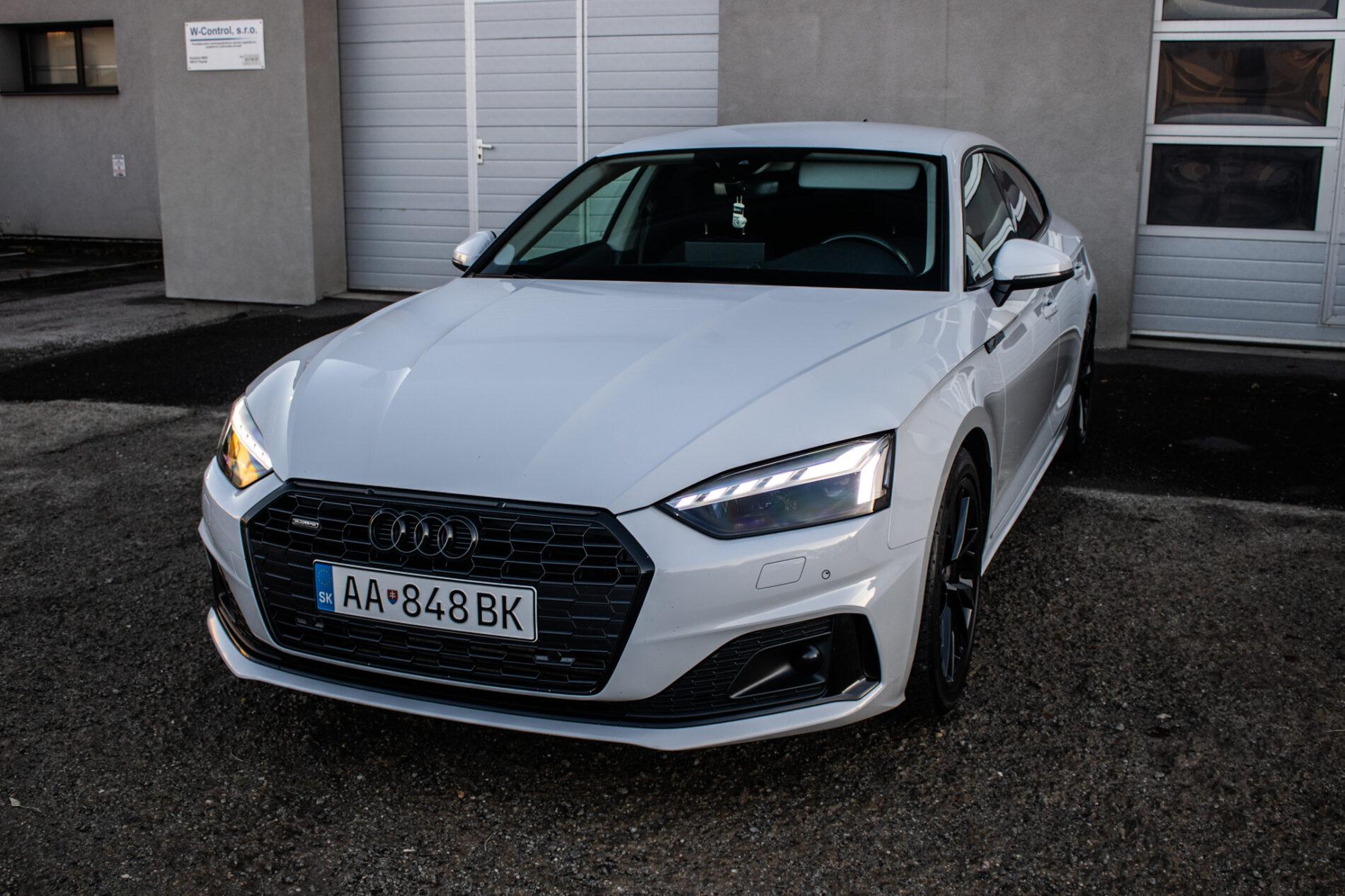 2022 AUDI A5, biela kupé, 61 249 km