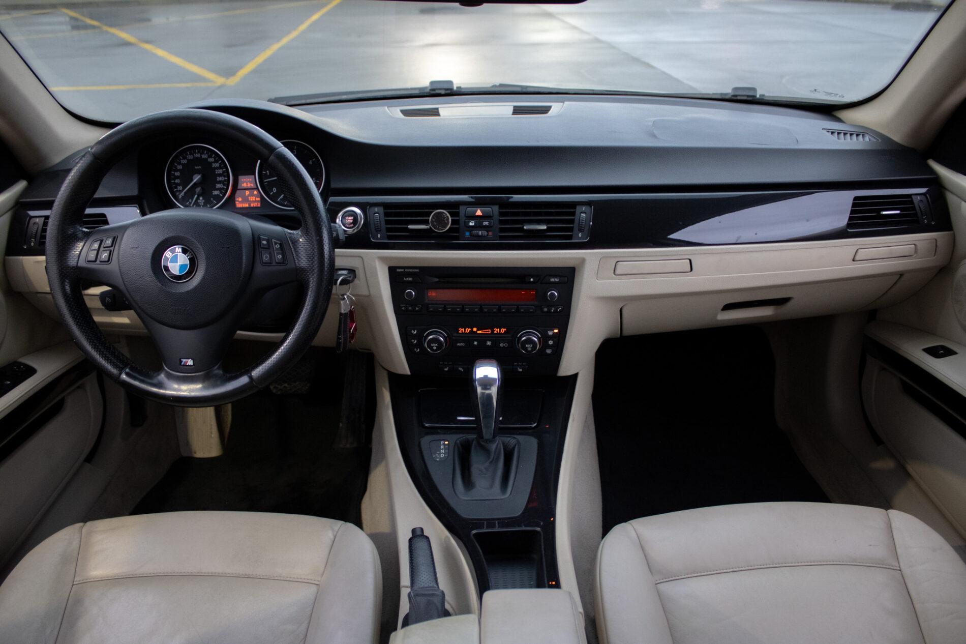 2007 BMW 330d, sivá kupé, 189 104 km