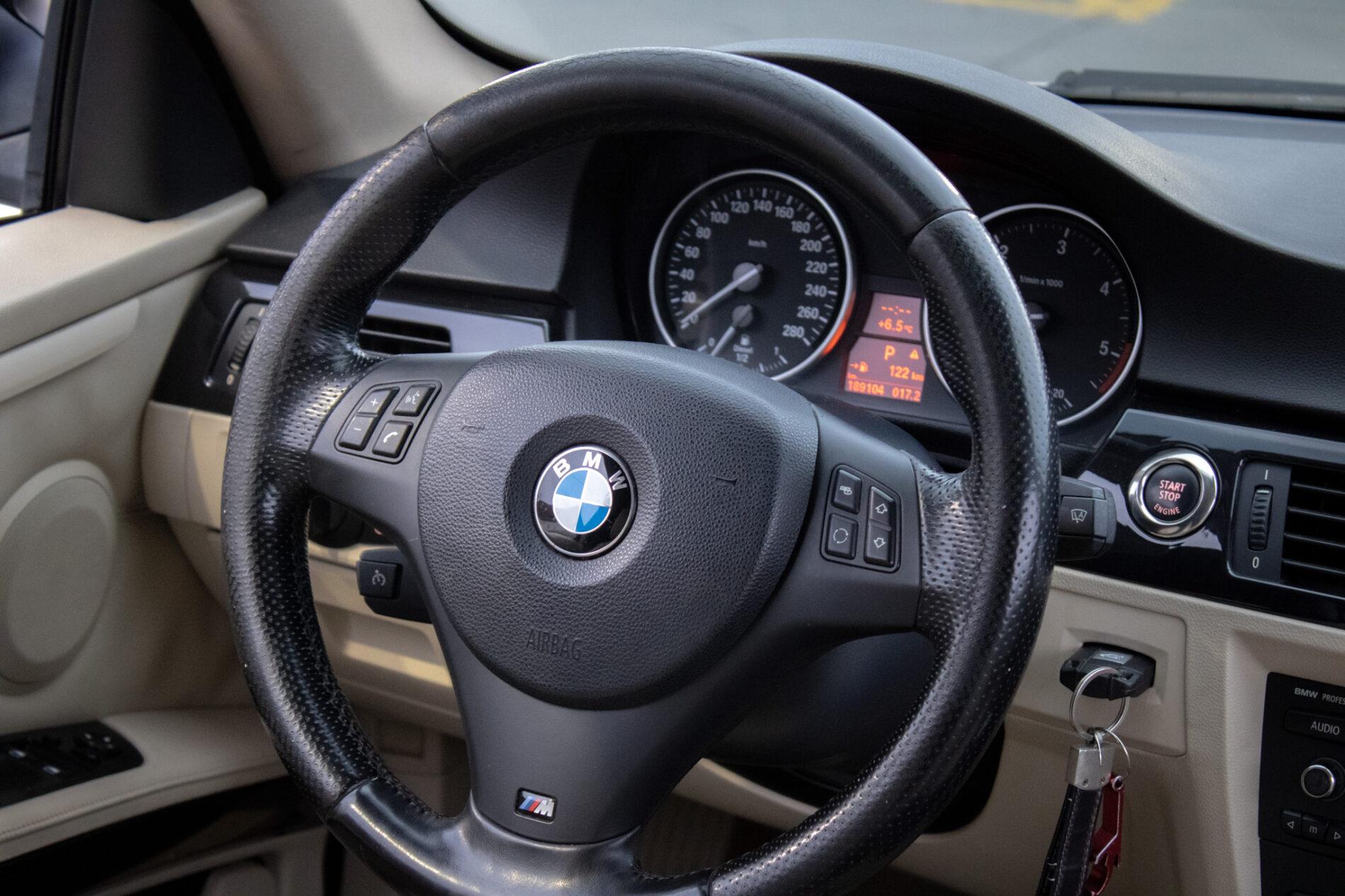 2007 BMW 330d, sivá kupé, 189 104 km