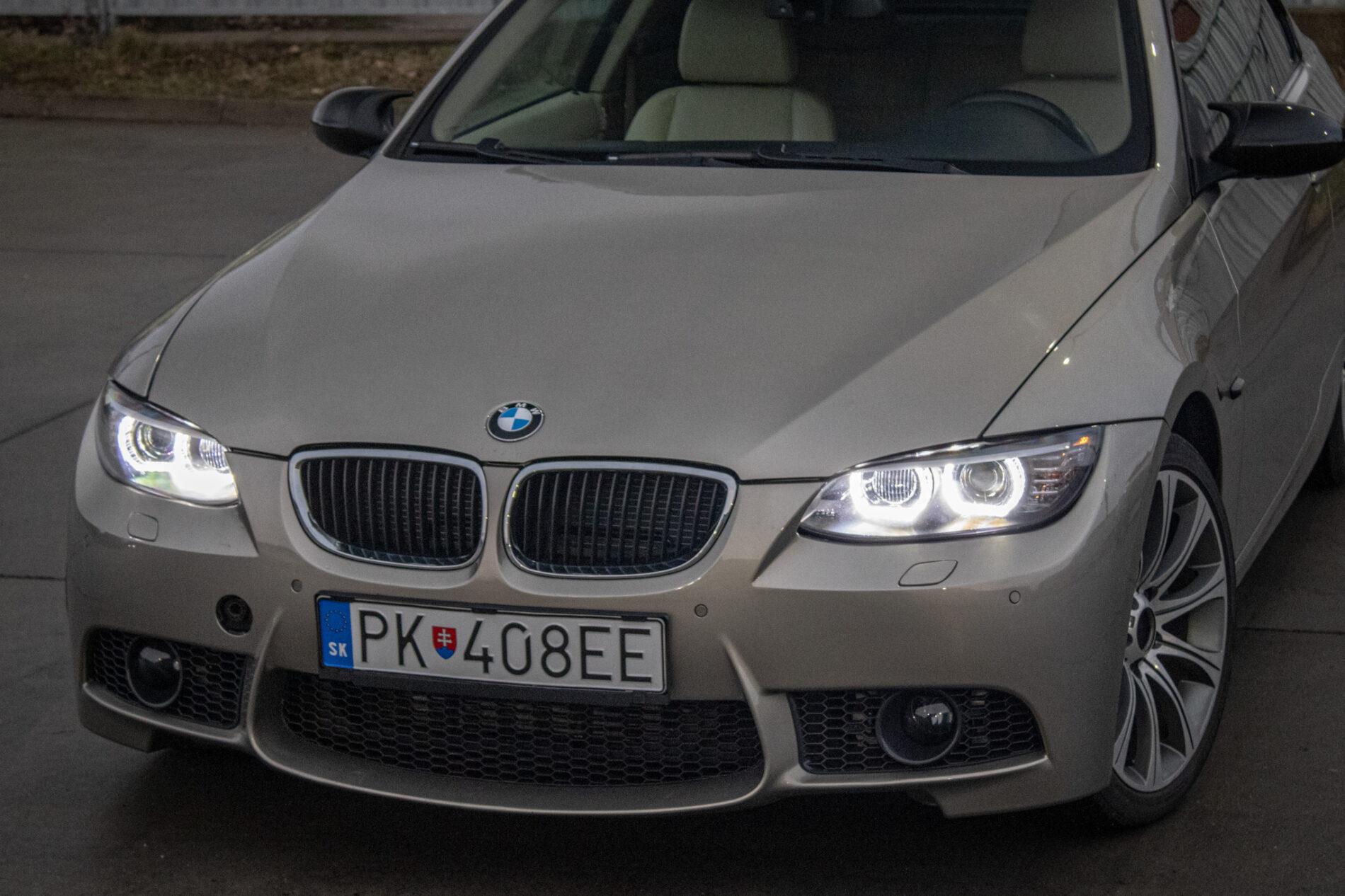 2007 BMW 330d, sivá kupé, 189 104 km