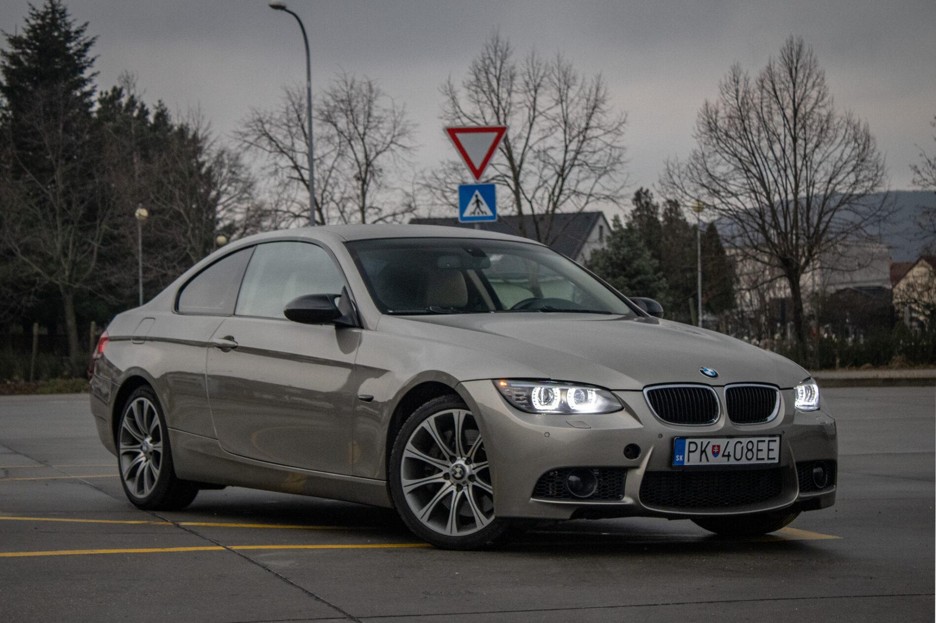 2007 BMW 330d, sivá kupé, 189 104 km