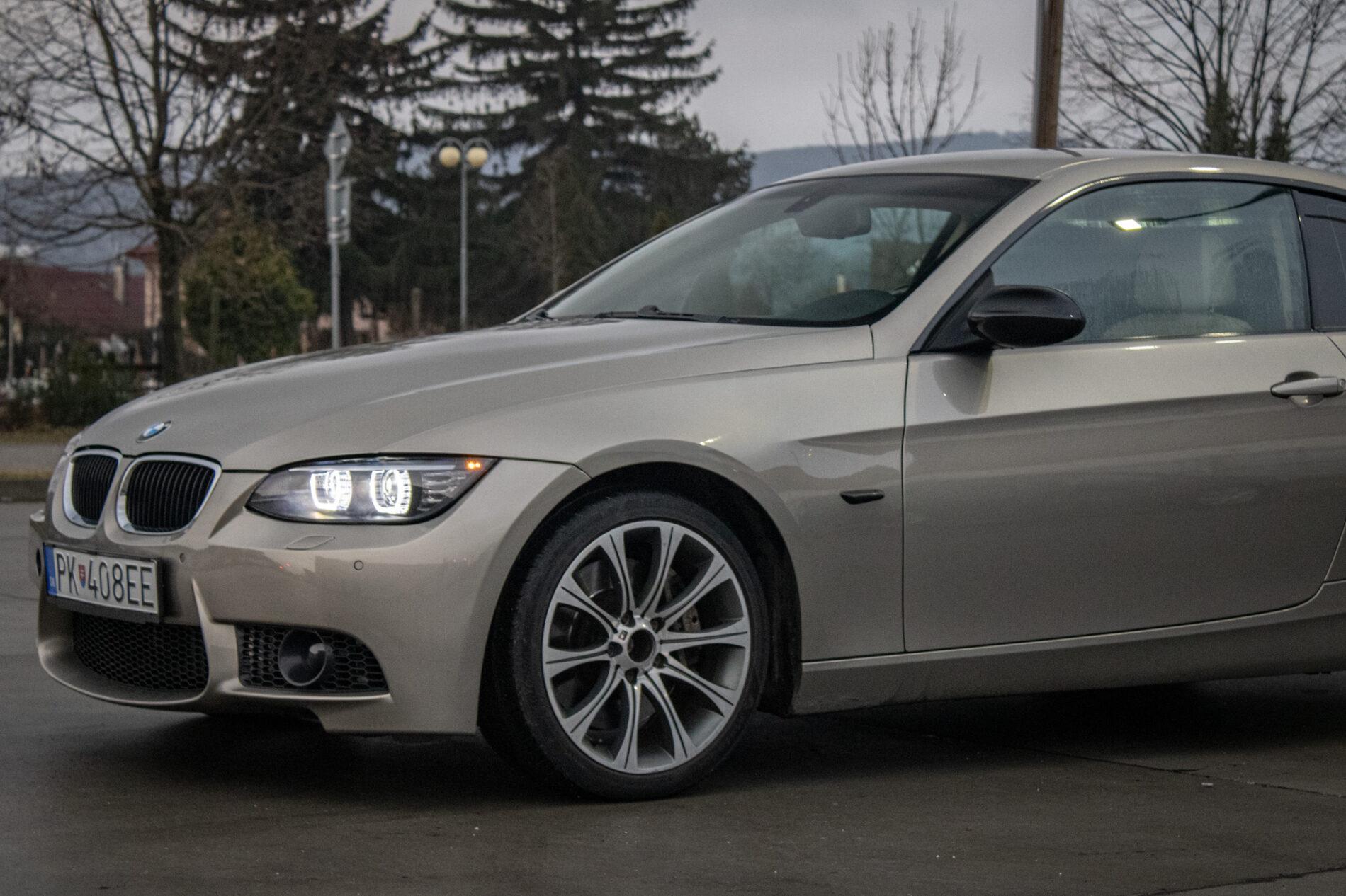 2007 BMW 330d, sivá kupé, 189 104 km